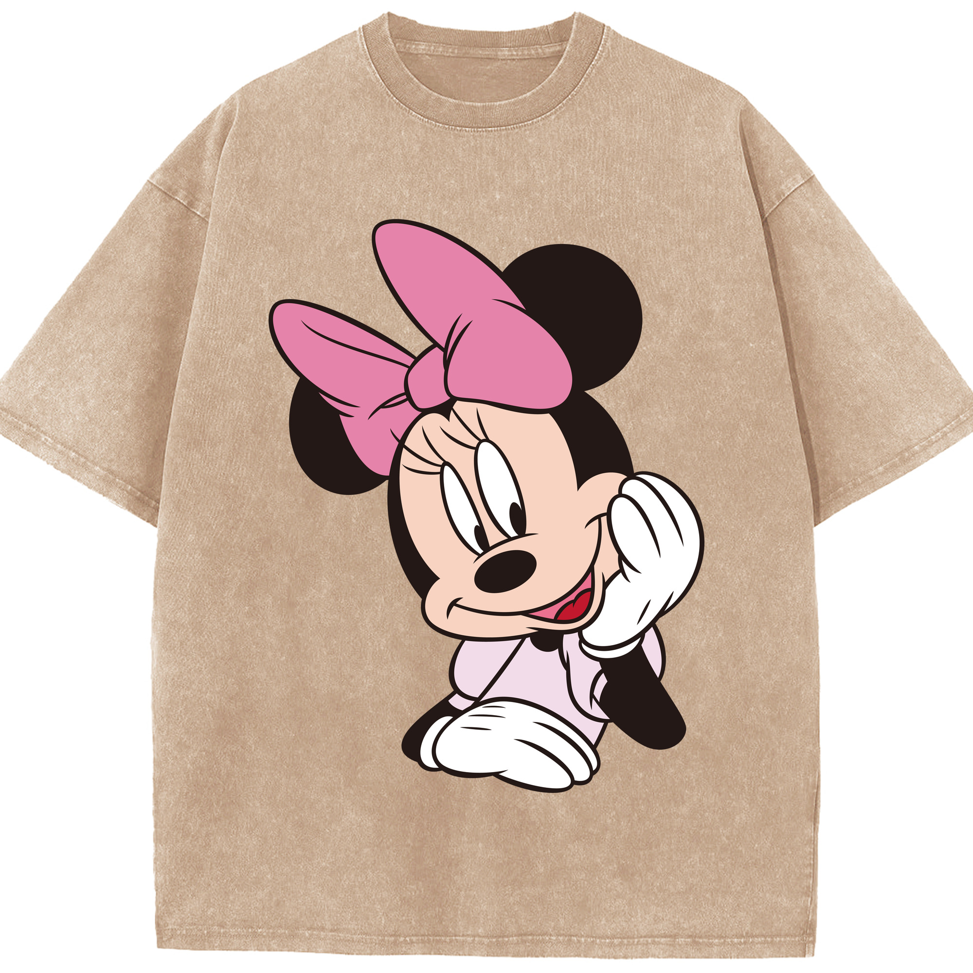 （画像用） ミッキーマウス Mickey Mouse 綿100% ヴィンテージ風 半袖Tシャツ（フロントプリント）