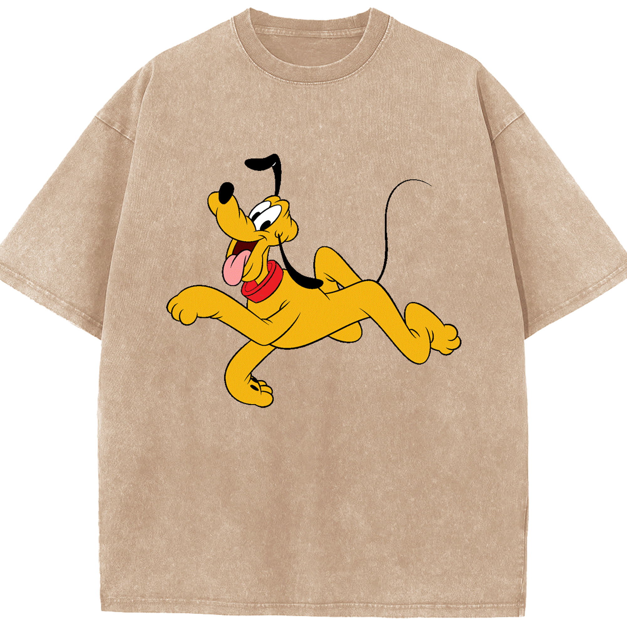 （画像用） ミッキーマウス Mickey Mouse 綿100% ヴィンテージ風 半袖Tシャツ（フロントプリント）