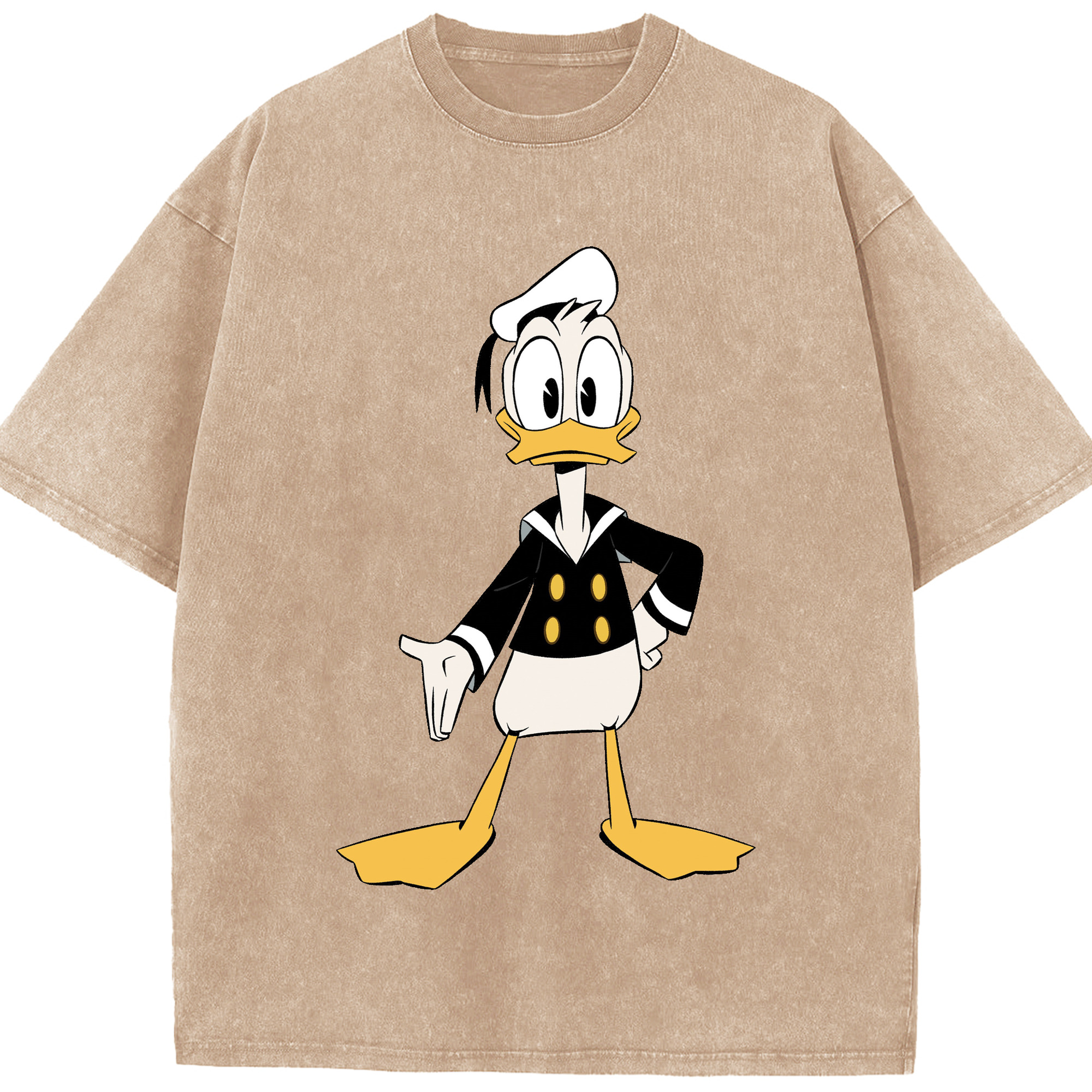 （画像用） ミッキーマウス Mickey Mouse 綿100% ヴィンテージ風 半袖Tシャツ（フロントプリント）