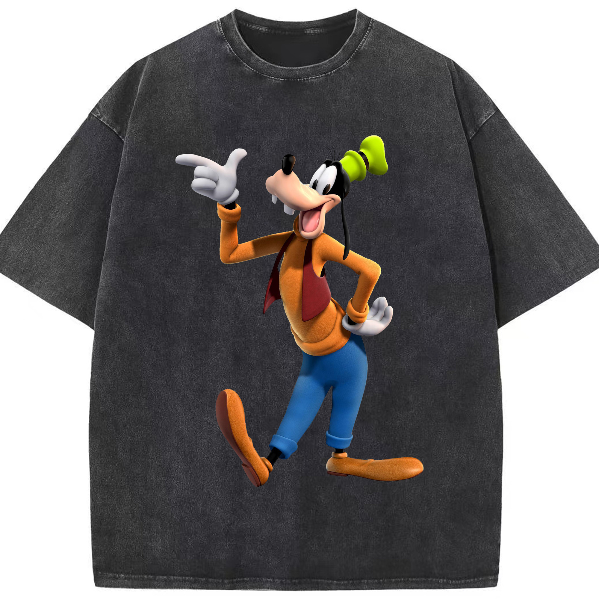 （画像用） ミッキーマウス Mickey Mouse 綿100% ヴィンテージ風 半袖Tシャツ（フロントプリント）