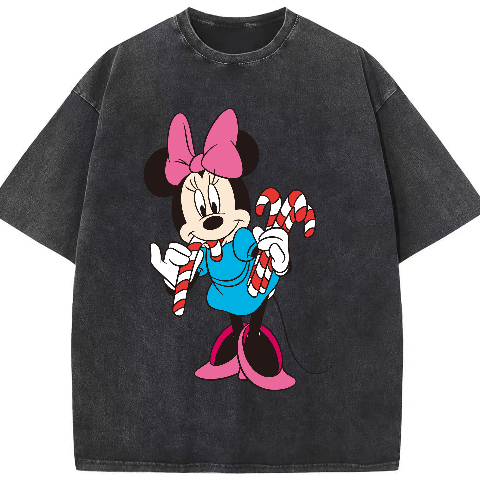 （画像用） ミッキーマウス Mickey Mouse 綿100% ヴィンテージ風 半袖Tシャツ（フロントプリント）