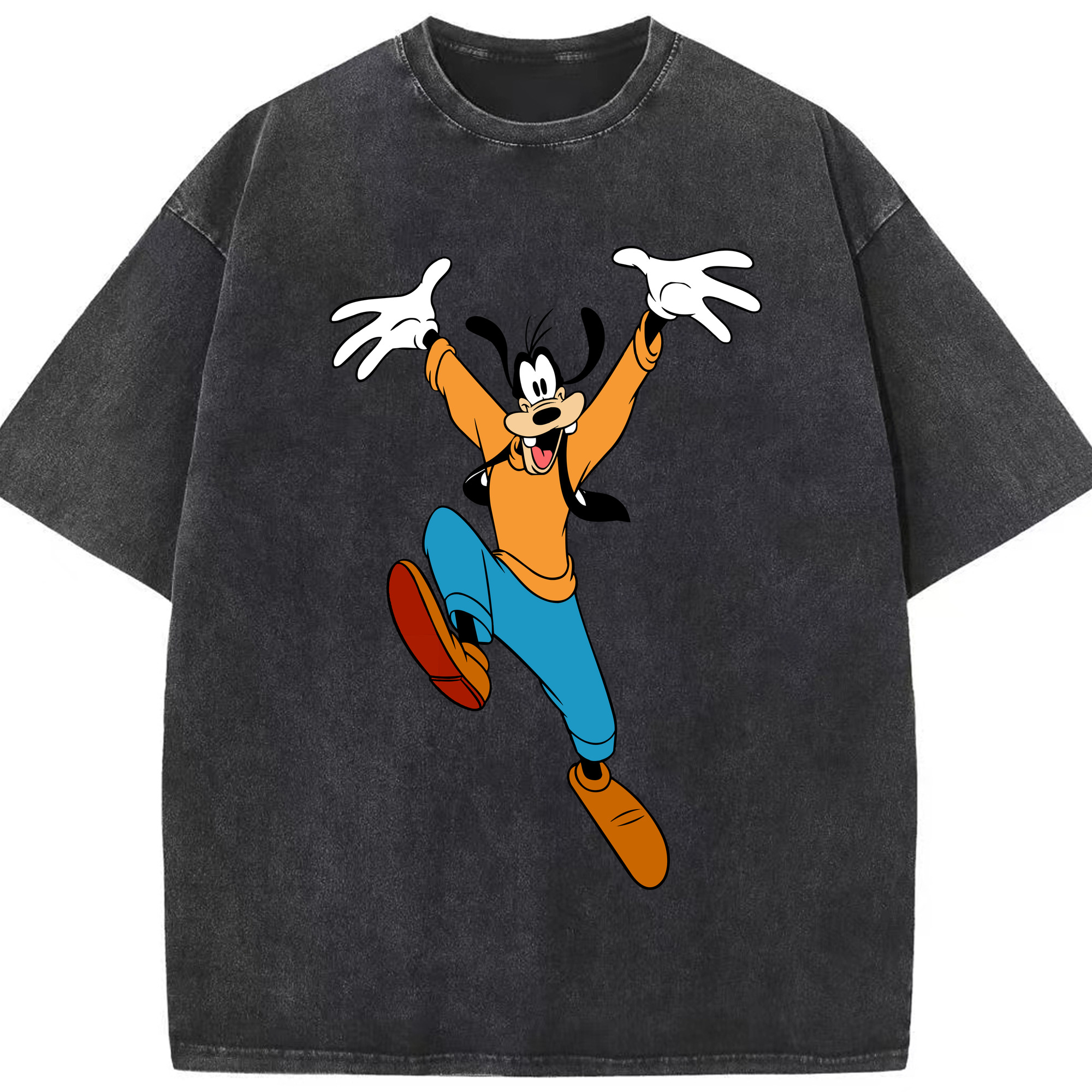 （画像用） ミッキーマウス Mickey Mouse 綿100% ヴィンテージ風 半袖Tシャツ（フロントプリント）