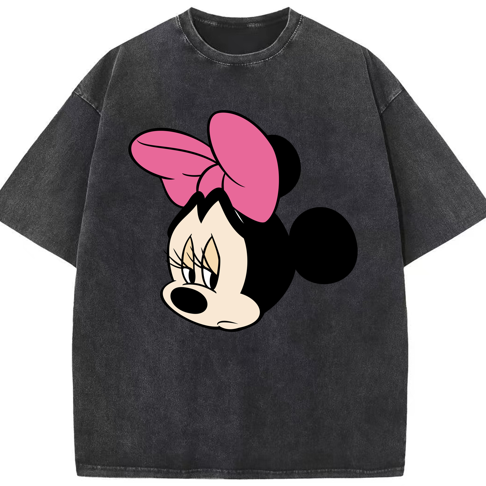 （画像用） ミッキーマウス Mickey Mouse 綿100% ヴィンテージ風 半袖Tシャツ（フロントプリント）