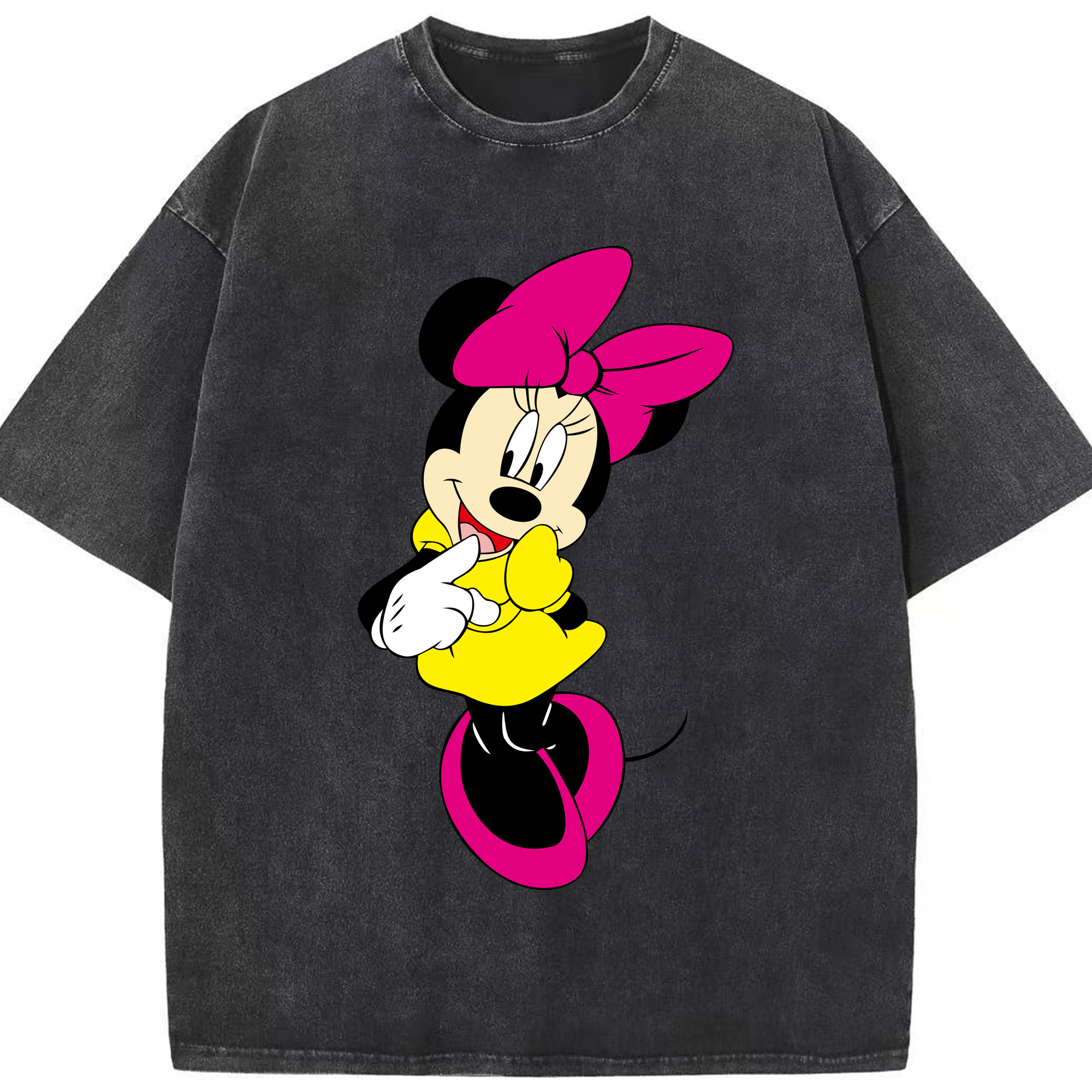 （画像用） ミッキーマウス Mickey Mouse 綿100% ヴィンテージ風 半袖Tシャツ（フロントプリント）