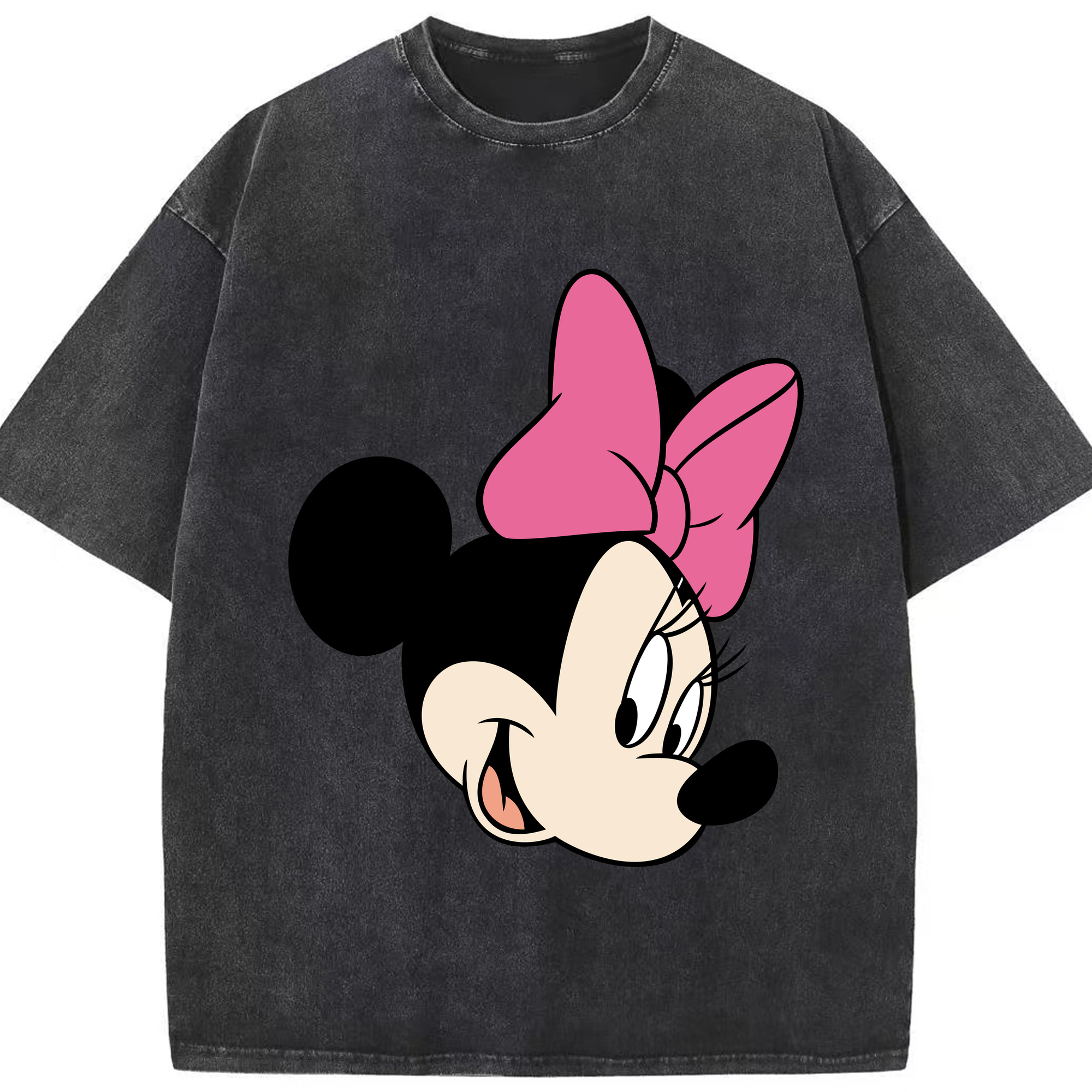 （画像用） ミッキーマウス Mickey Mouse 綿100% ヴィンテージ風 半袖Tシャツ（フロントプリント）