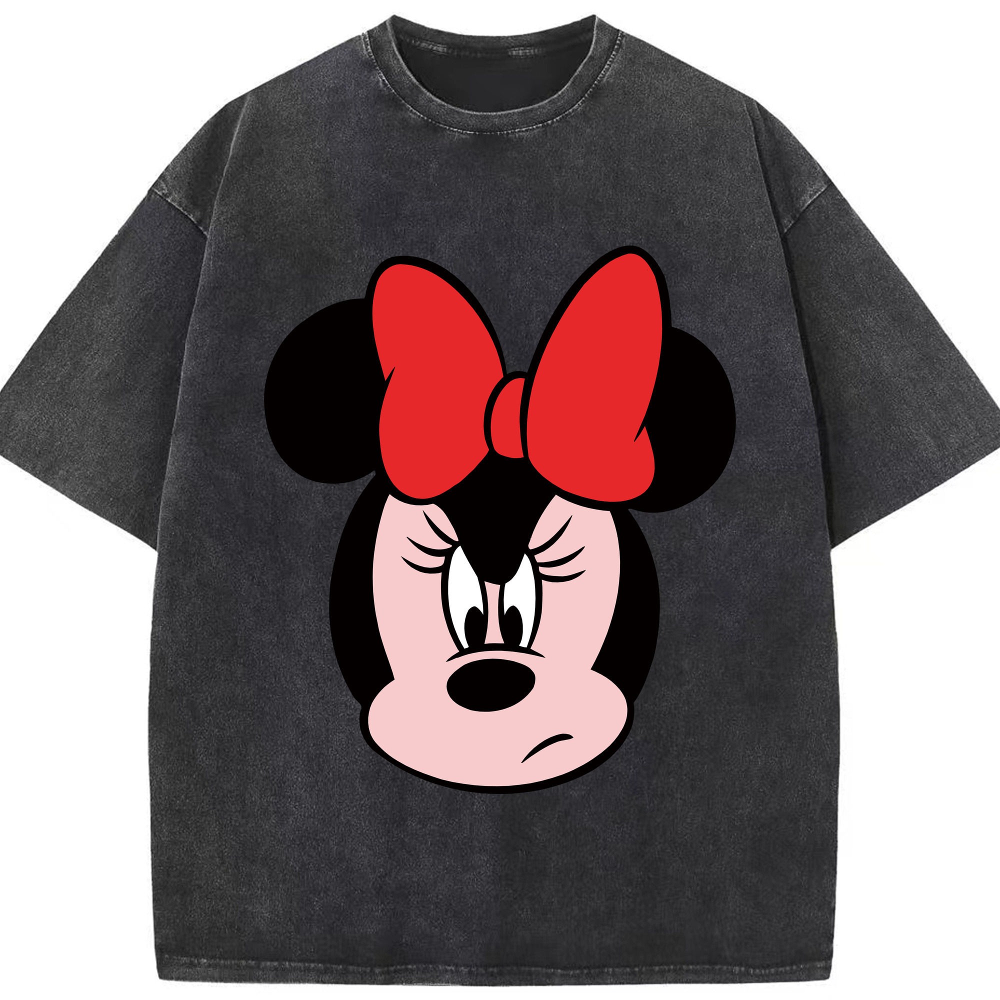 （画像用） ミッキーマウス Mickey Mouse 綿100% ヴィンテージ風 半袖Tシャツ（フロントプリント）