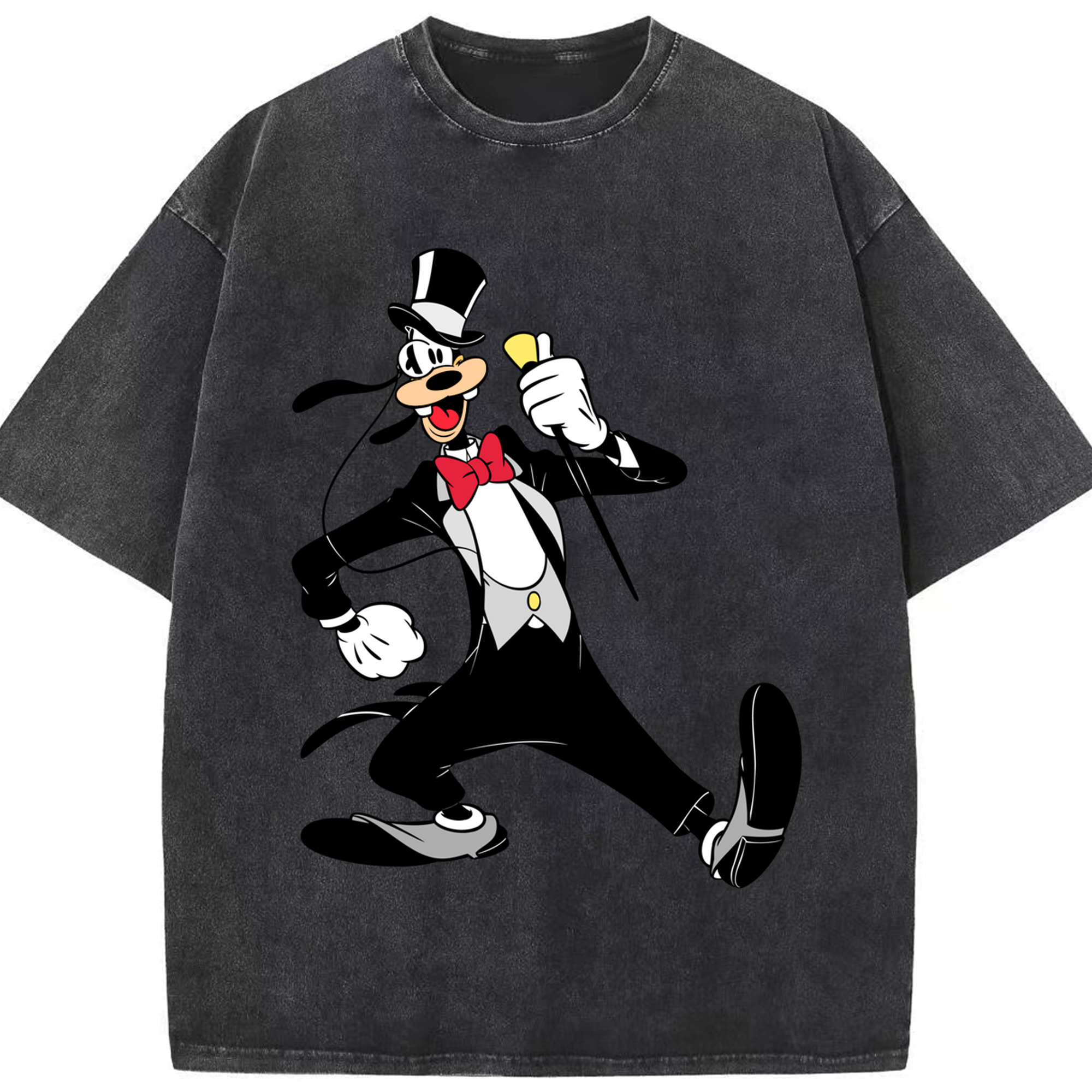 （画像用） ミッキーマウス Mickey Mouse 綿100% ヴィンテージ風 半袖Tシャツ（フロントプリント）
