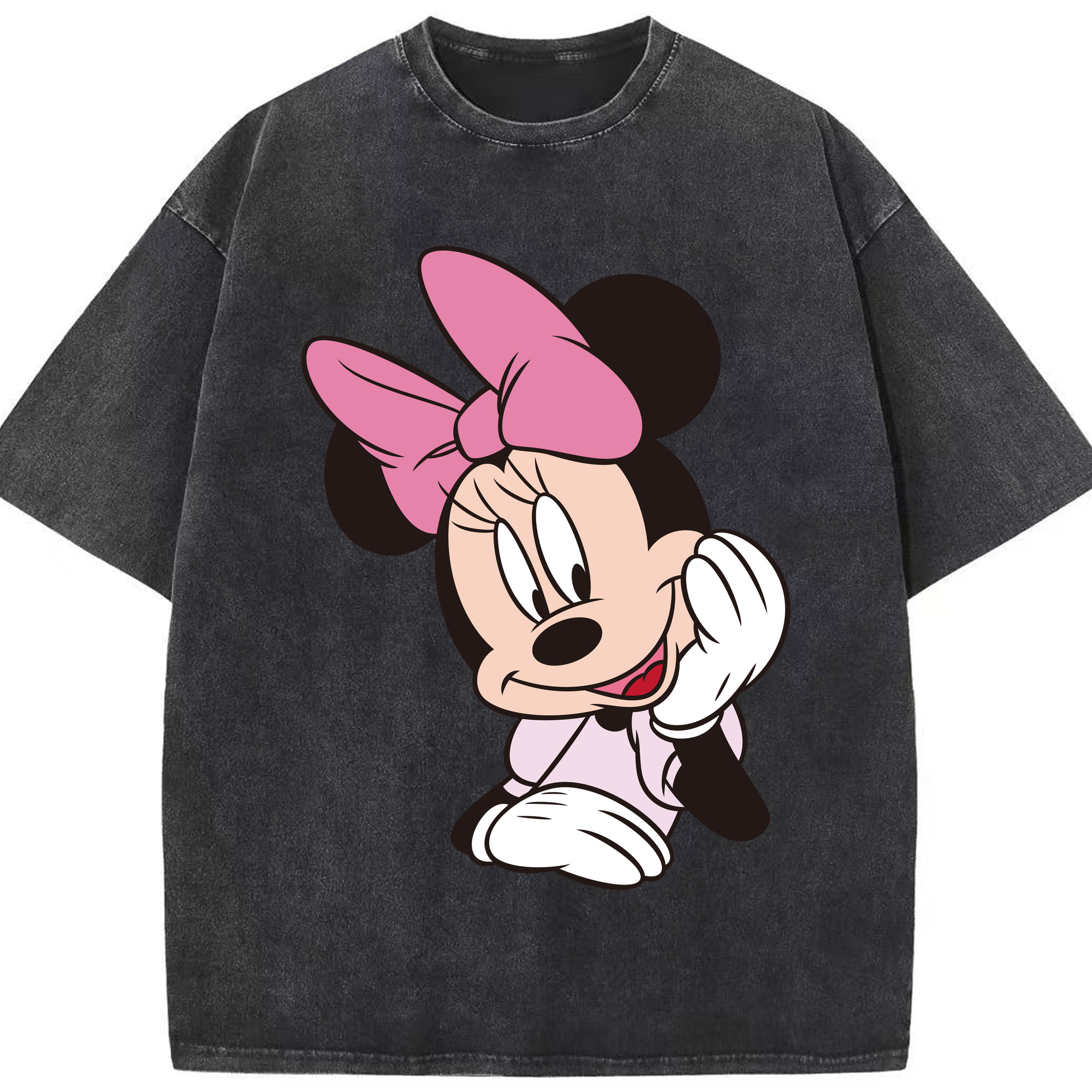 （画像用） ミッキーマウス Mickey Mouse 綿100% ヴィンテージ風 半袖Tシャツ（フロントプリント）