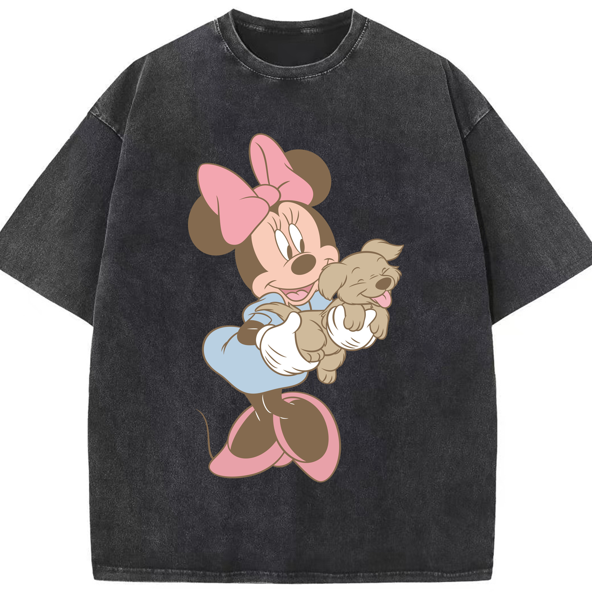 （画像用） ミッキーマウス Mickey Mouse 綿100% ヴィンテージ風 半袖Tシャツ（フロントプリント）