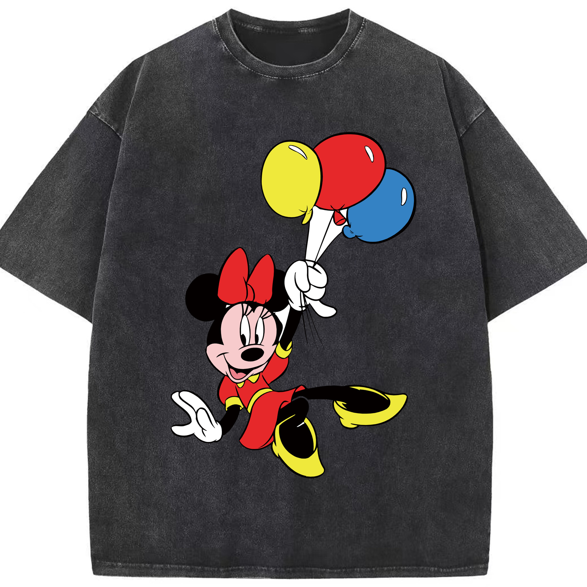 （画像用） ミッキーマウス Mickey Mouse 綿100% ヴィンテージ風 半袖Tシャツ（フロントプリント）