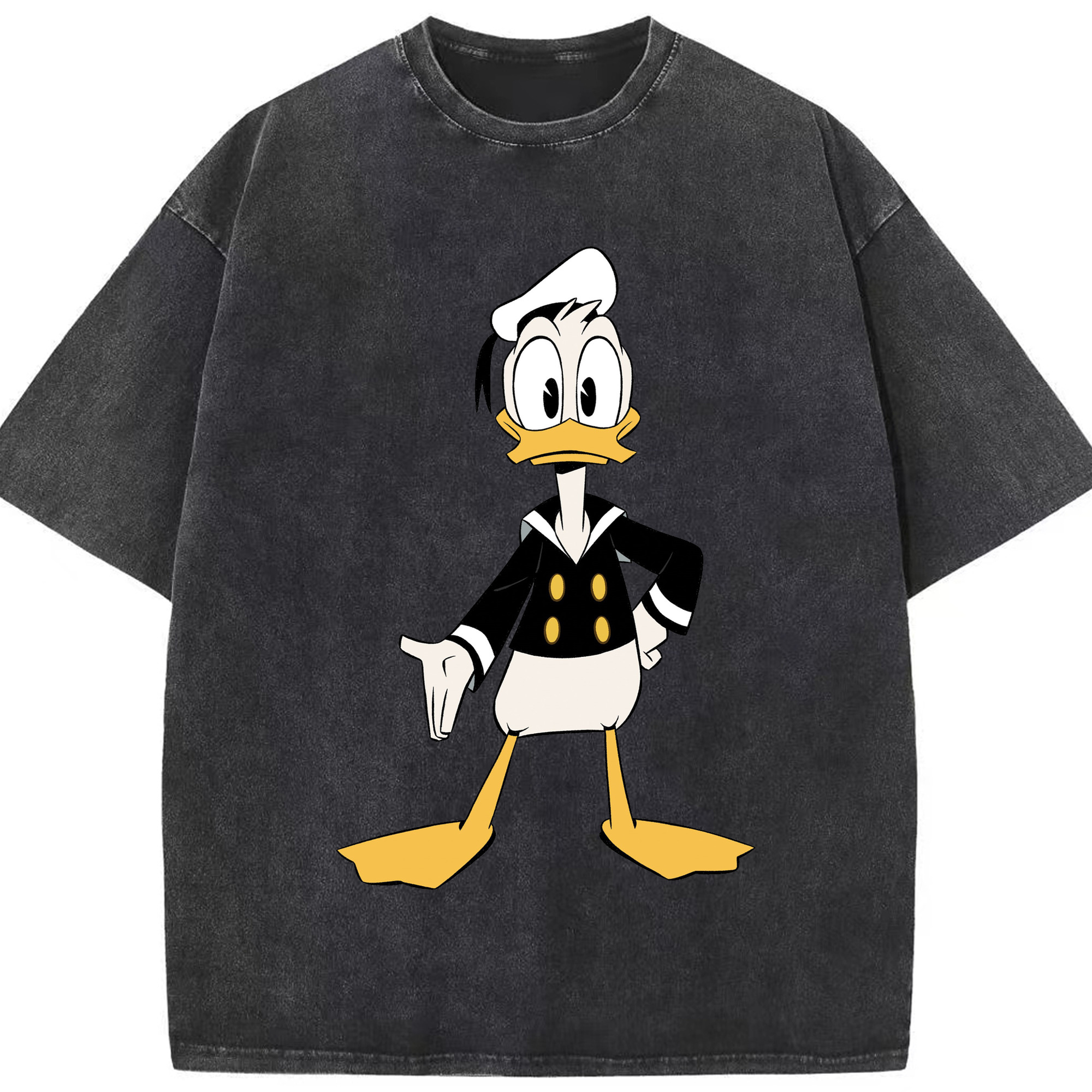 （画像用） ミッキーマウス Mickey Mouse 綿100% ヴィンテージ風 半袖Tシャツ（フロントプリント）