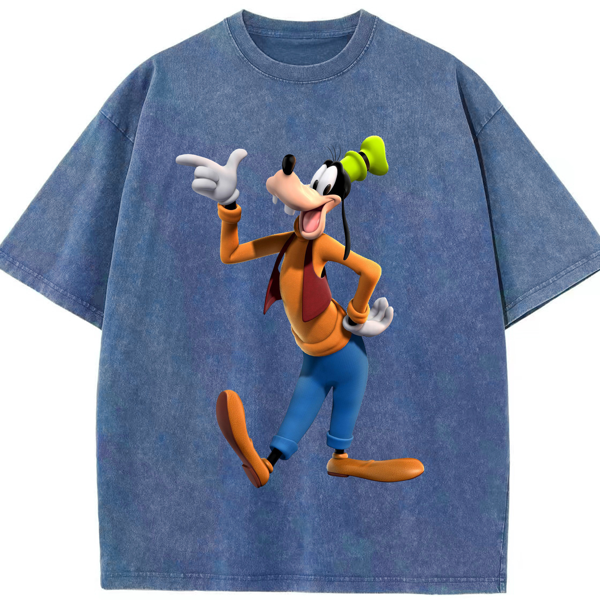 （画像用） ミッキーマウス Mickey Mouse 綿100% ヴィンテージ風 半袖Tシャツ（フロントプリント）