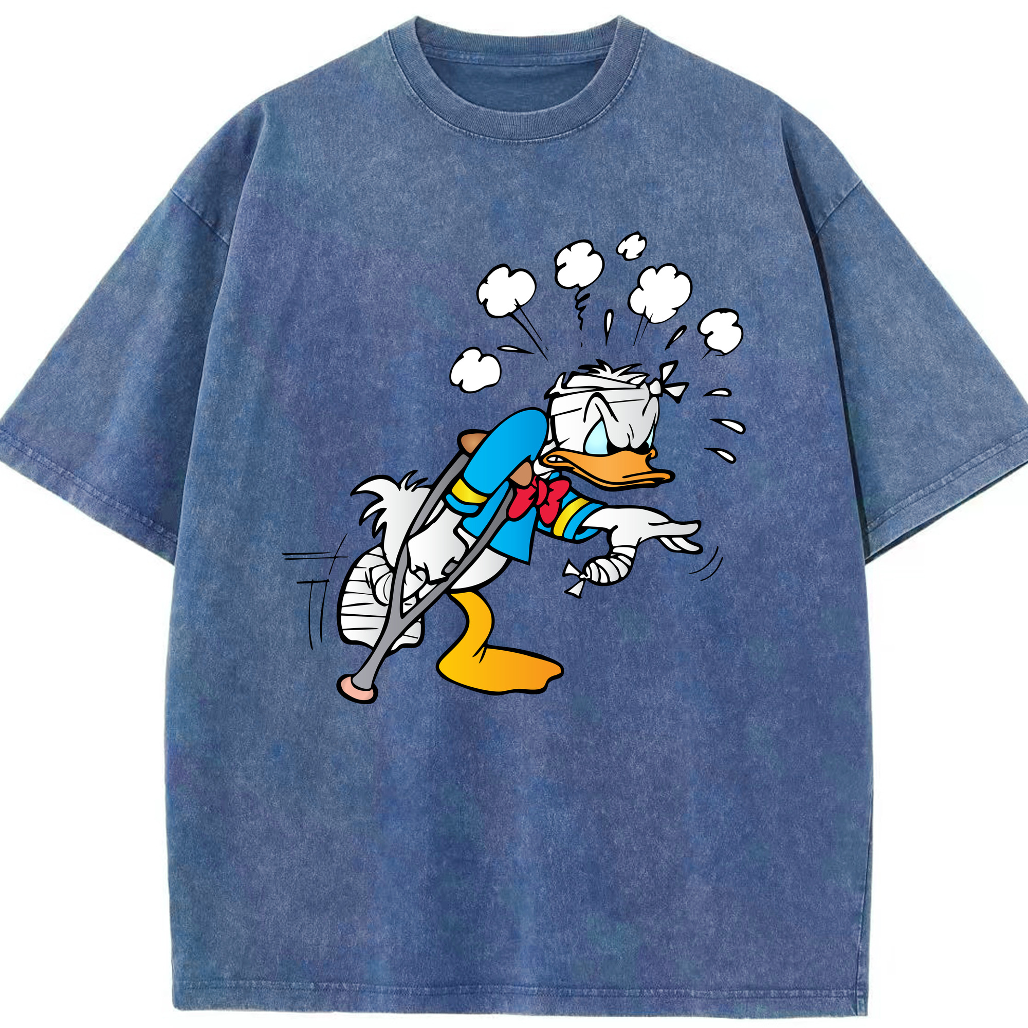 （画像用） ミッキーマウス Mickey Mouse 綿100% ヴィンテージ風 半袖Tシャツ（フロントプリント）