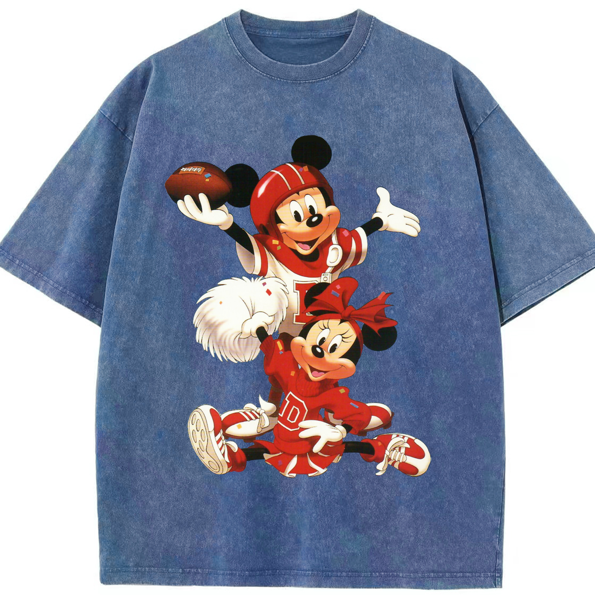 （画像用） ミッキーマウス Mickey Mouse 綿100% ヴィンテージ風 半袖Tシャツ（フロントプリント）