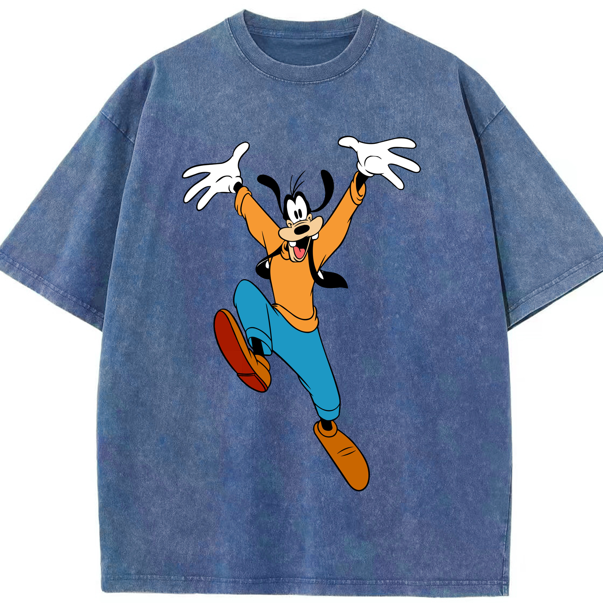 （画像用） ミッキーマウス Mickey Mouse 綿100% ヴィンテージ風 半袖Tシャツ（フロントプリント）