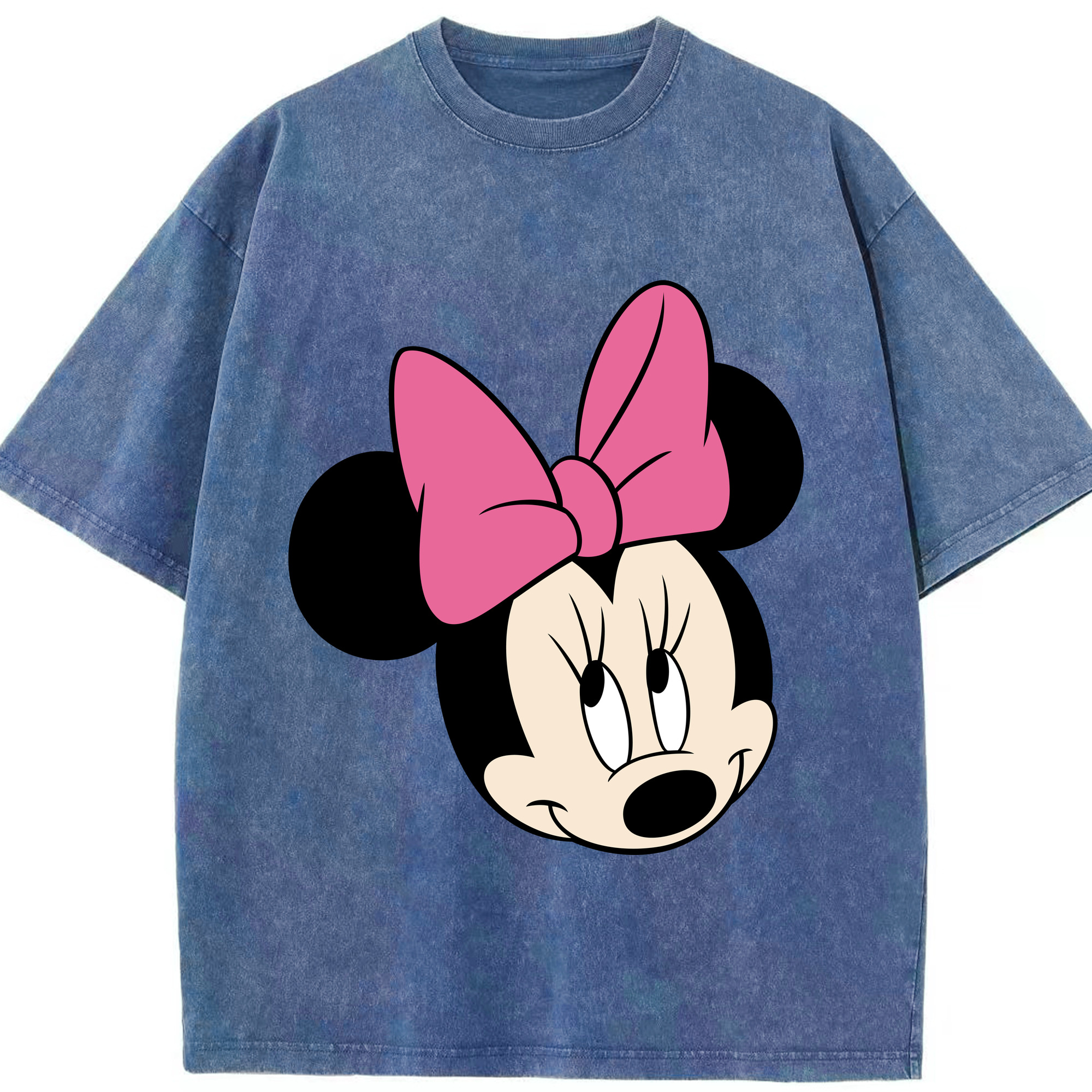 （画像用） ミッキーマウス Mickey Mouse 綿100% ヴィンテージ風 半袖Tシャツ（フロントプリント）