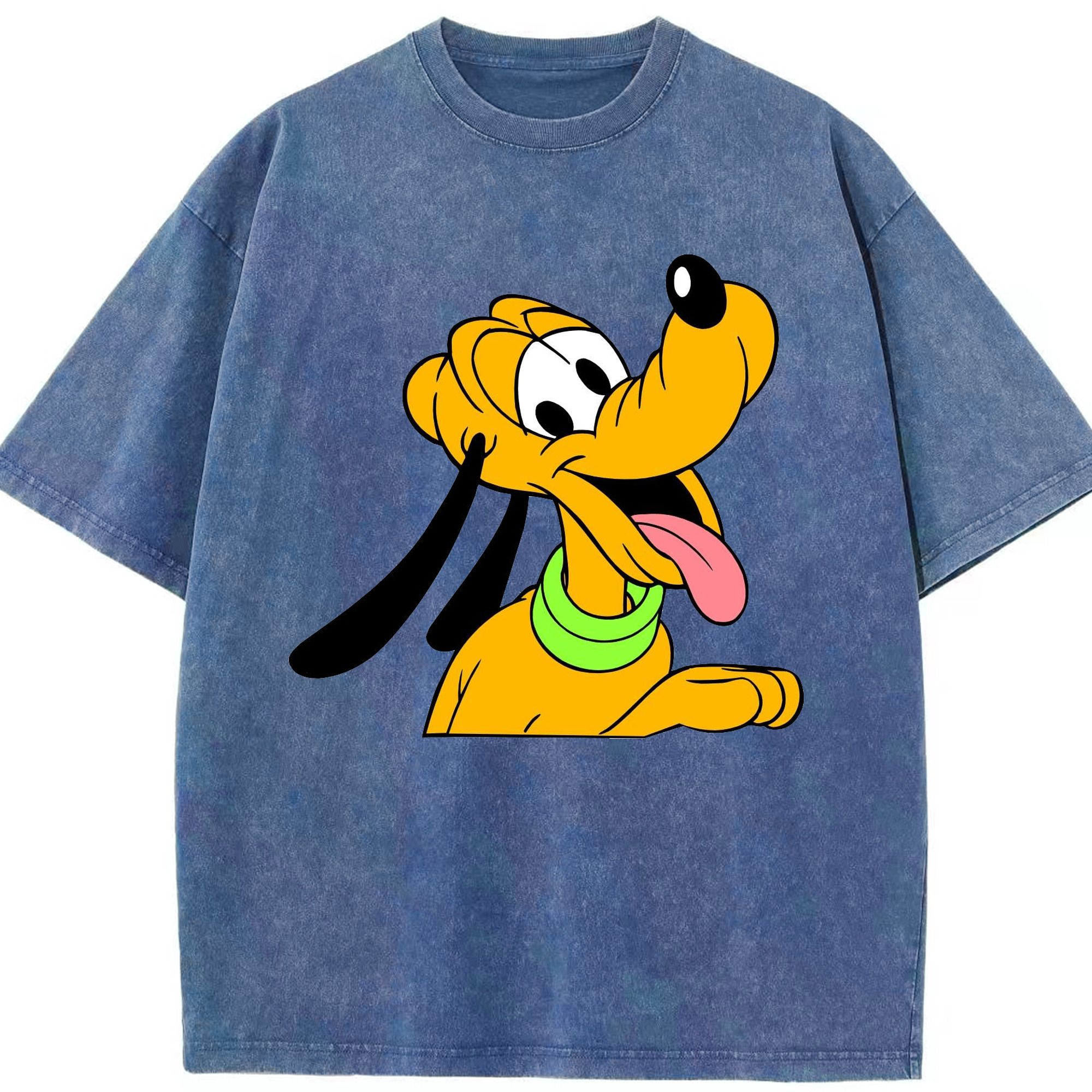 （画像用） ミッキーマウス Mickey Mouse 綿100% ヴィンテージ風 半袖Tシャツ（フロントプリント）