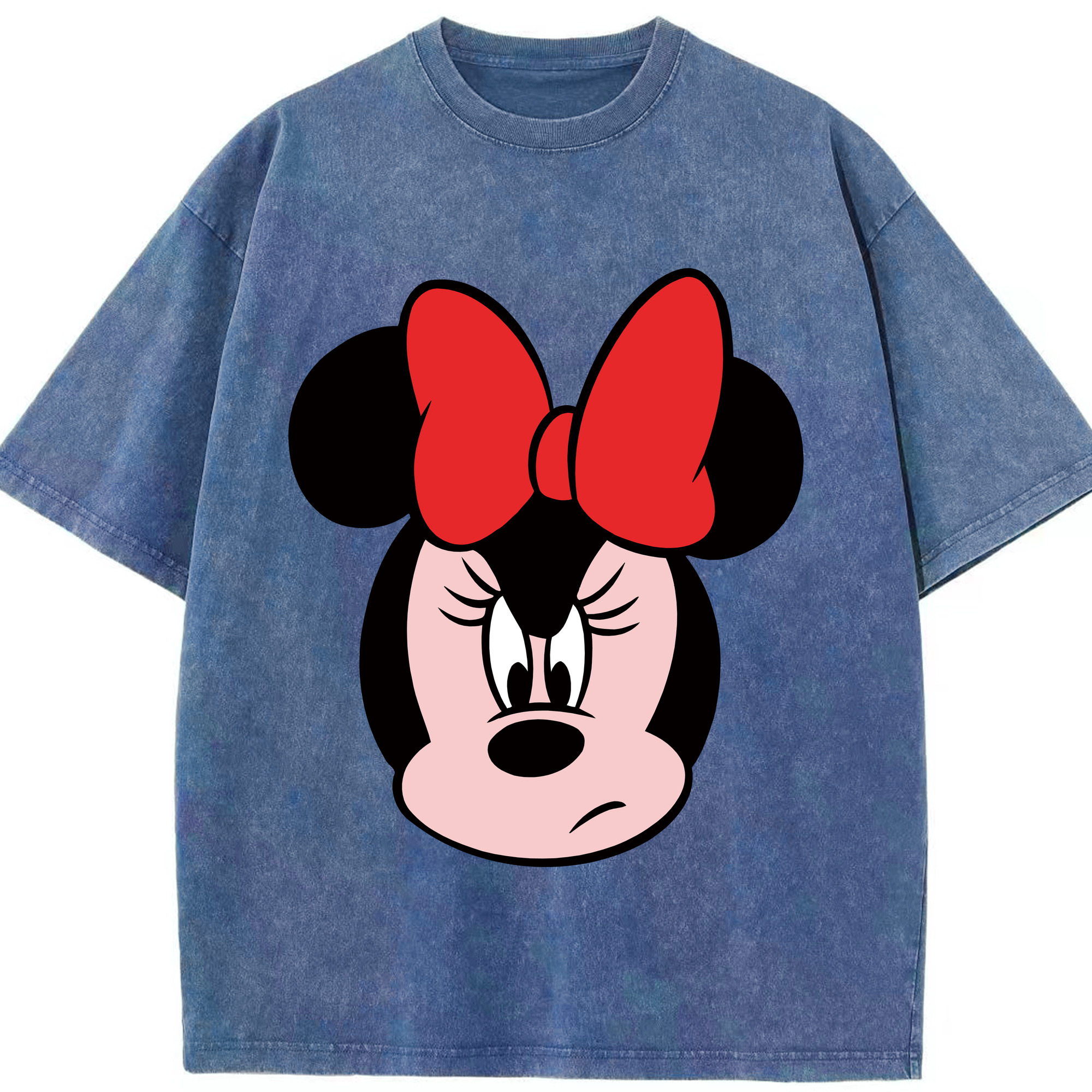 （画像用） ミッキーマウス Mickey Mouse 綿100% ヴィンテージ風 半袖Tシャツ（フロントプリント）
