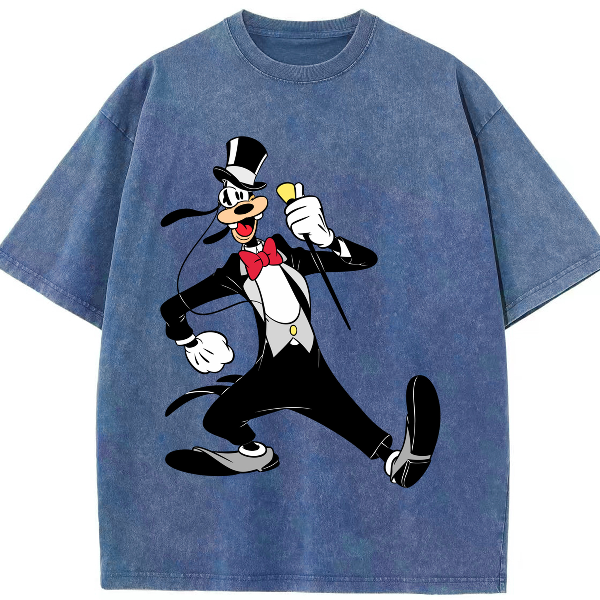 （画像用） ミッキーマウス Mickey Mouse 綿100% ヴィンテージ風 半袖Tシャツ（フロントプリント）