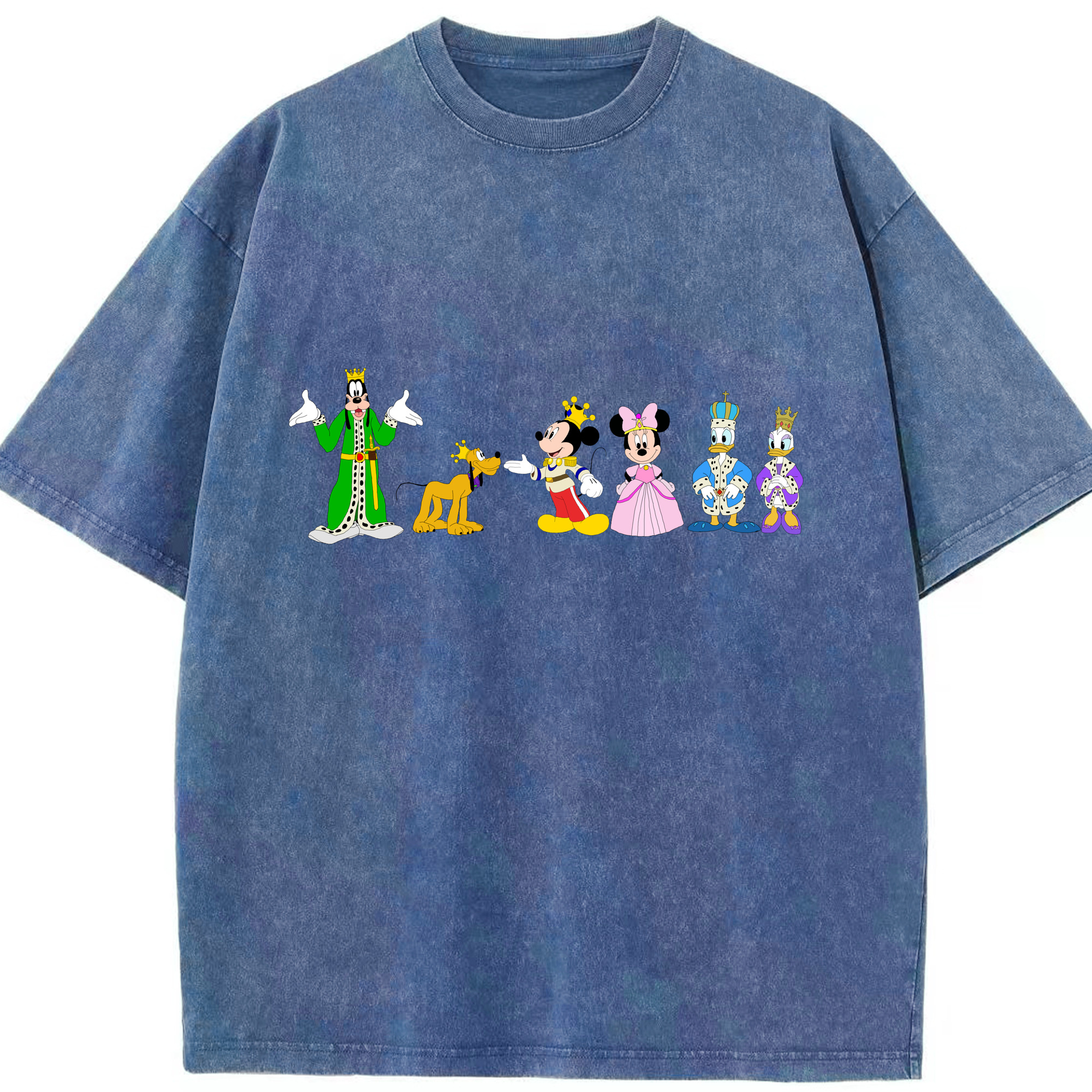 （画像用） ミッキーマウス Mickey Mouse 綿100% ヴィンテージ風 半袖Tシャツ（フロントプリント）