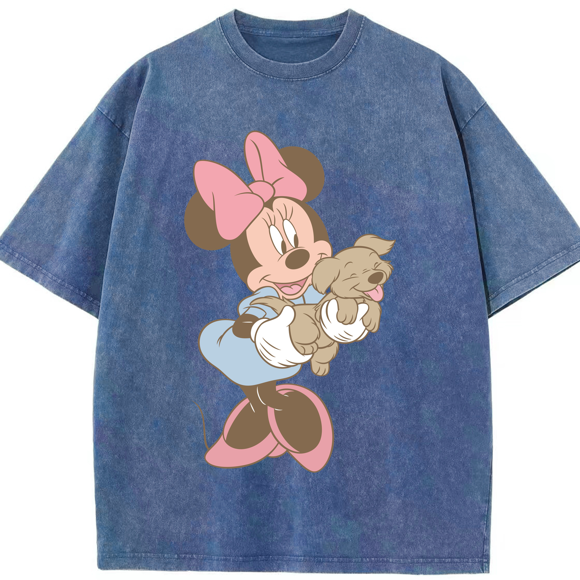（画像用） ミッキーマウス Mickey Mouse 綿100% ヴィンテージ風 半袖Tシャツ（フロントプリント）
