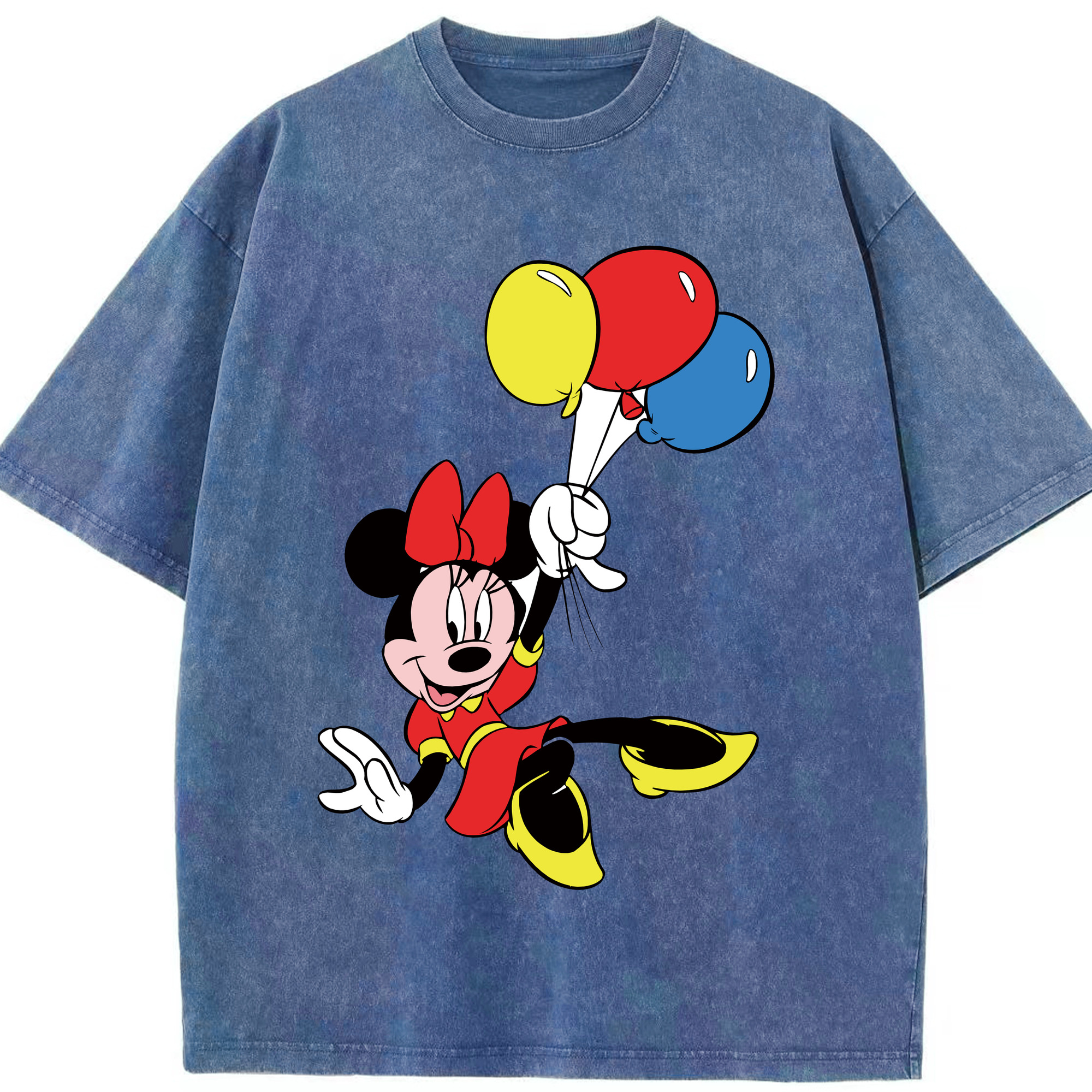 （画像用） ミッキーマウス Mickey Mouse 綿100% ヴィンテージ風 半袖Tシャツ（フロントプリント）