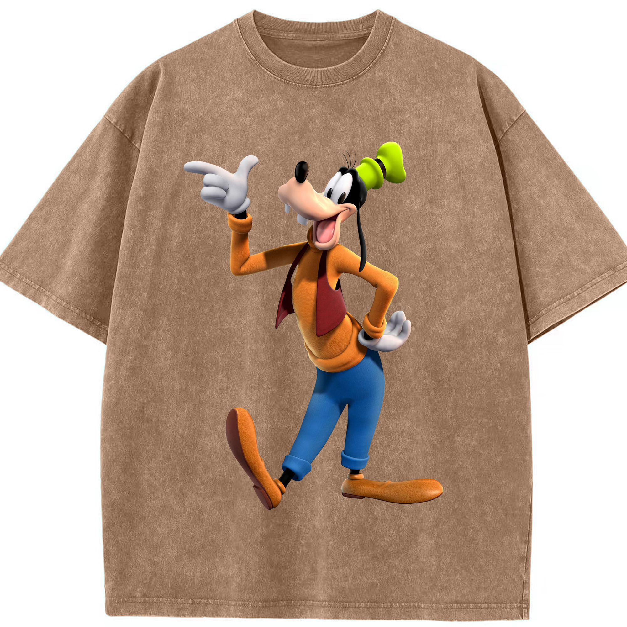 （画像用） ミッキーマウス Mickey Mouse 綿100% ヴィンテージ風 半袖Tシャツ（フロントプリント）