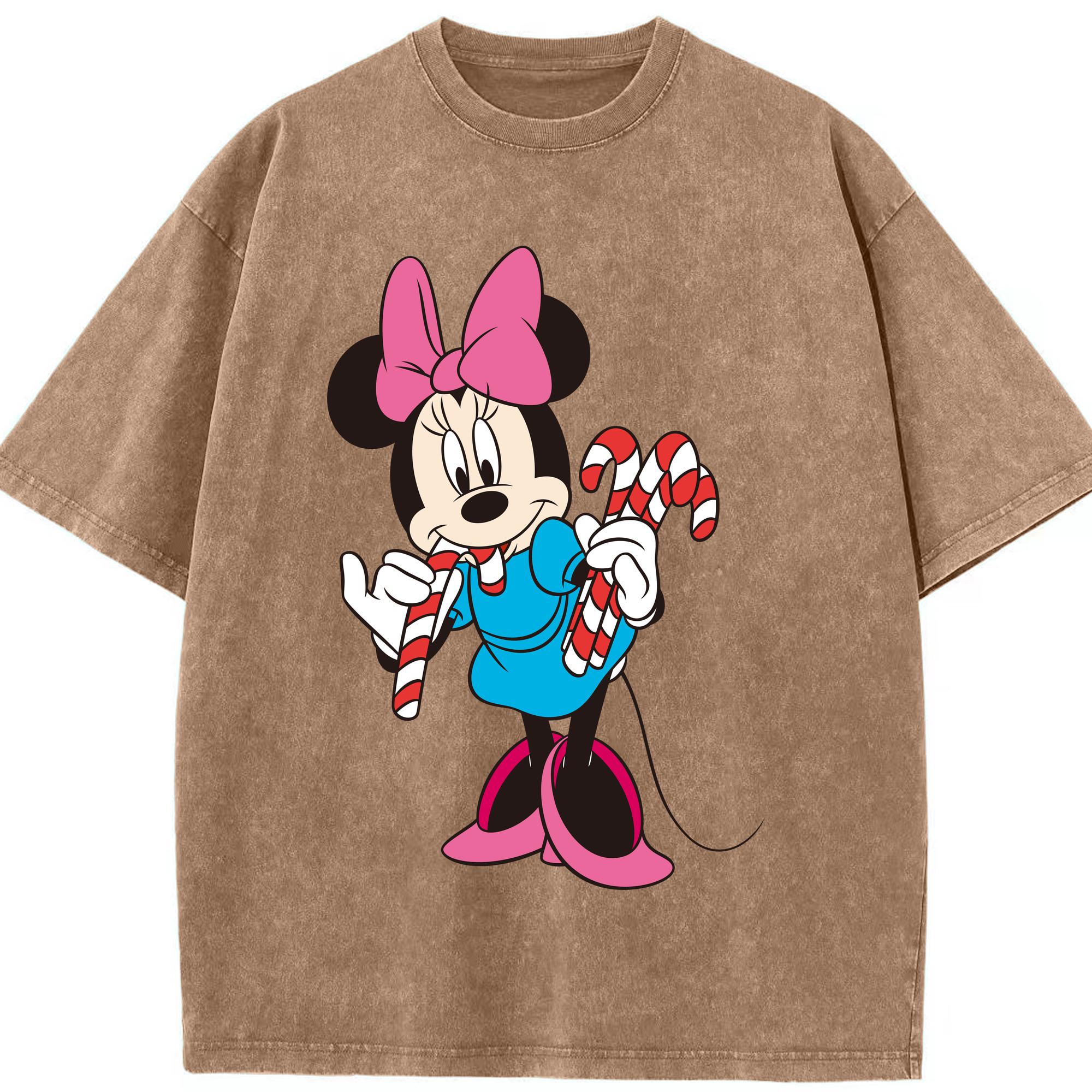 （画像用） ミッキーマウス Mickey Mouse 綿100% ヴィンテージ風 半袖Tシャツ（フロントプリント）