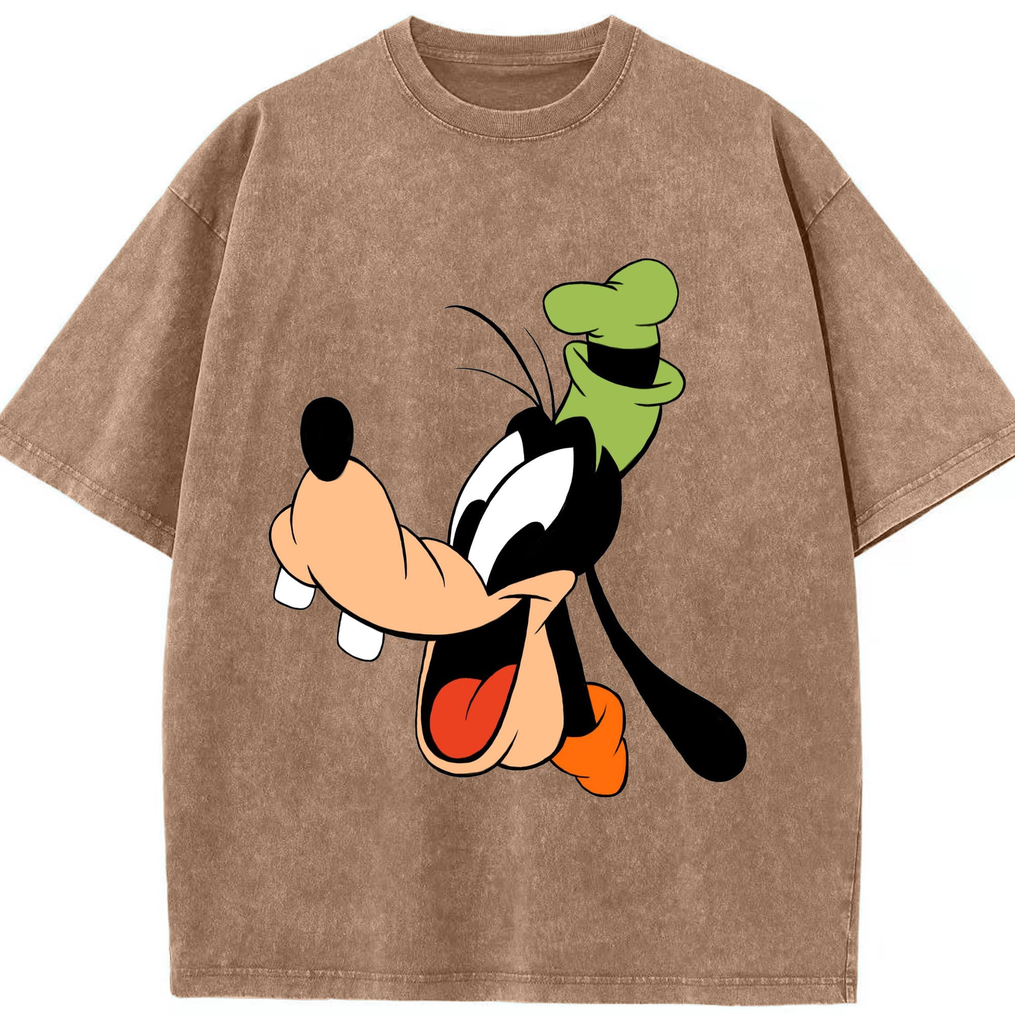 （画像用） ミッキーマウス Mickey Mouse 綿100% ヴィンテージ風 半袖Tシャツ（フロントプリント）