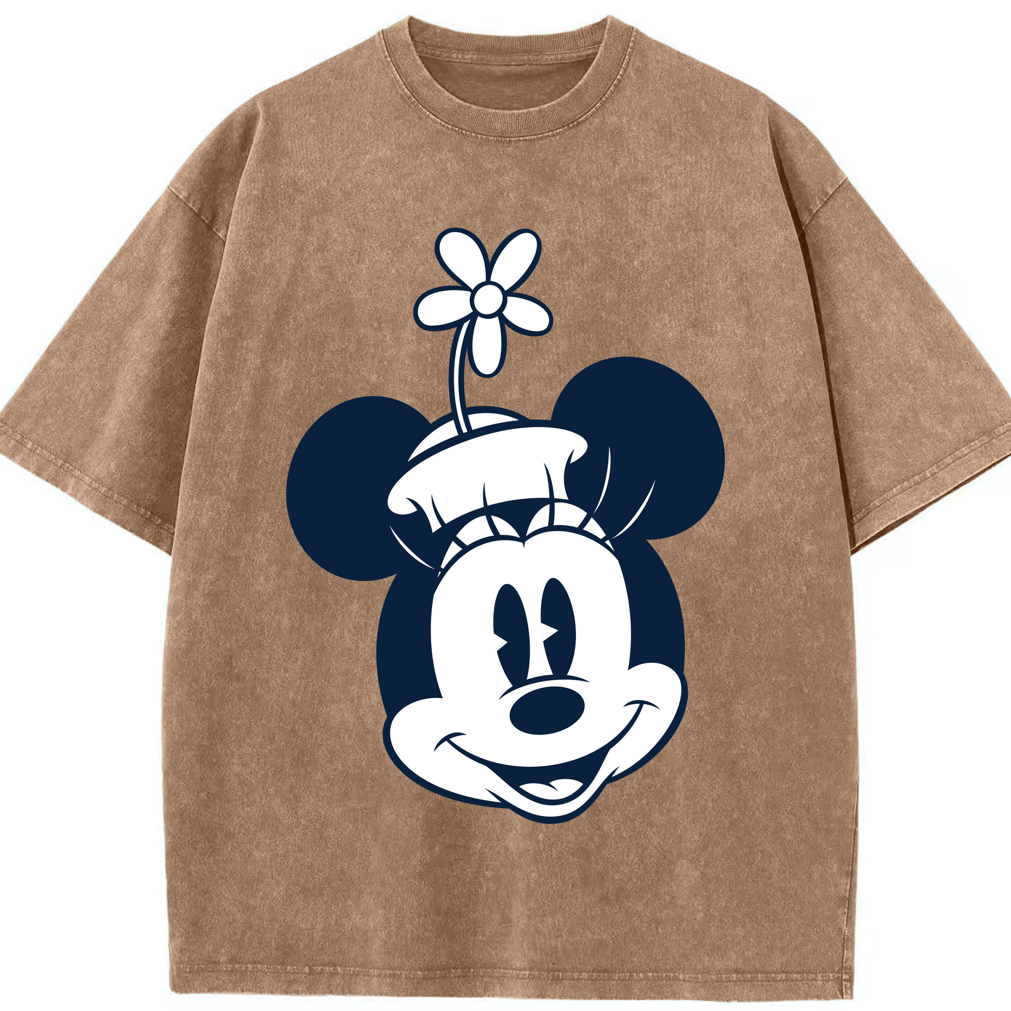 （画像用） ミッキーマウス Mickey Mouse 綿100% ヴィンテージ風 半袖Tシャツ（フロントプリント）