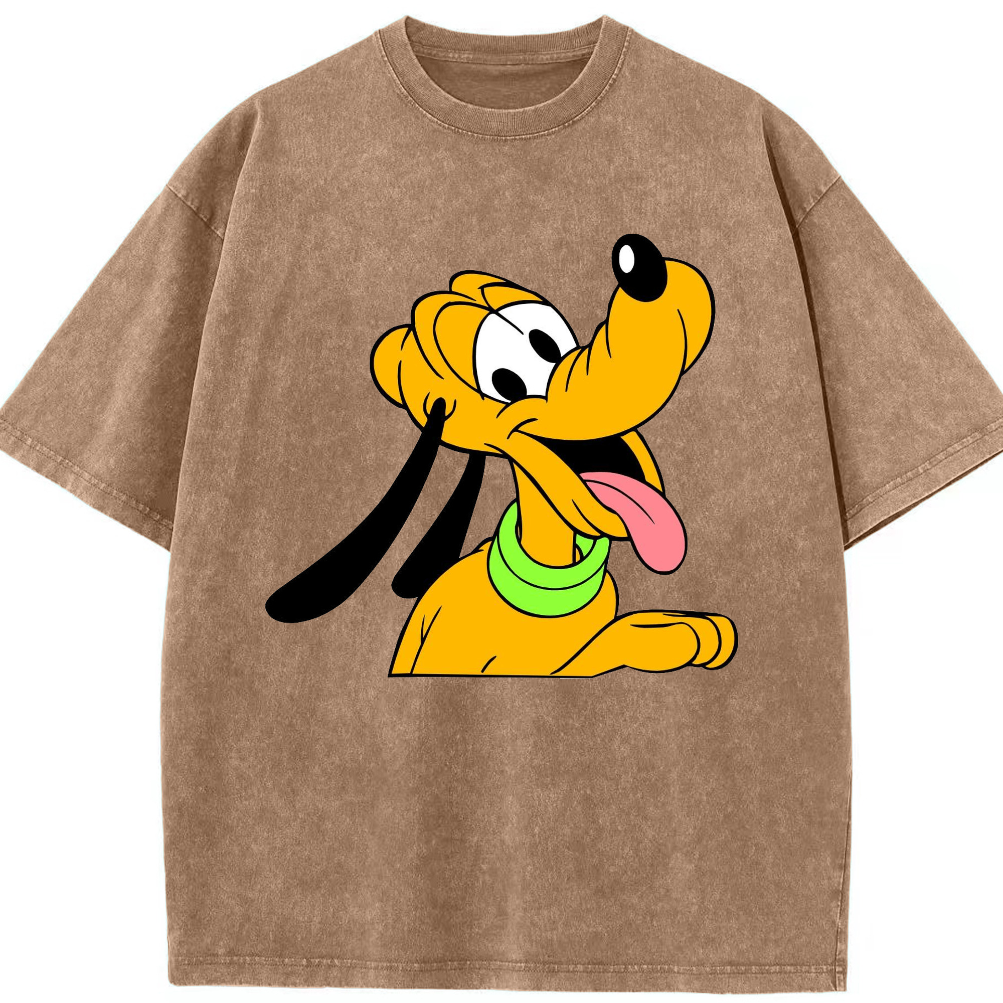 （画像用） ミッキーマウス Mickey Mouse 綿100% ヴィンテージ風 半袖Tシャツ（フロントプリント）
