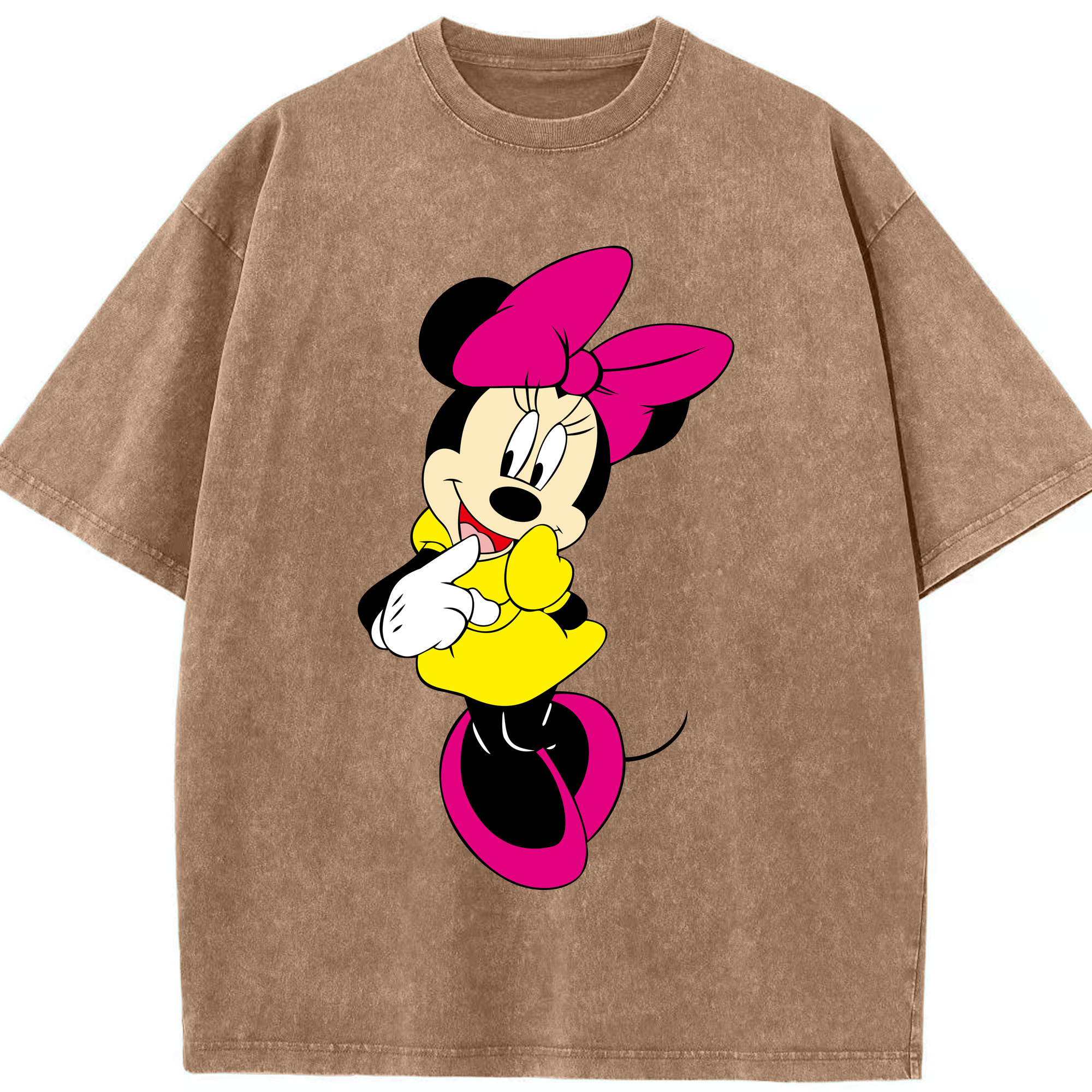 （画像用） ミッキーマウス Mickey Mouse 綿100% ヴィンテージ風 半袖Tシャツ（フロントプリント）