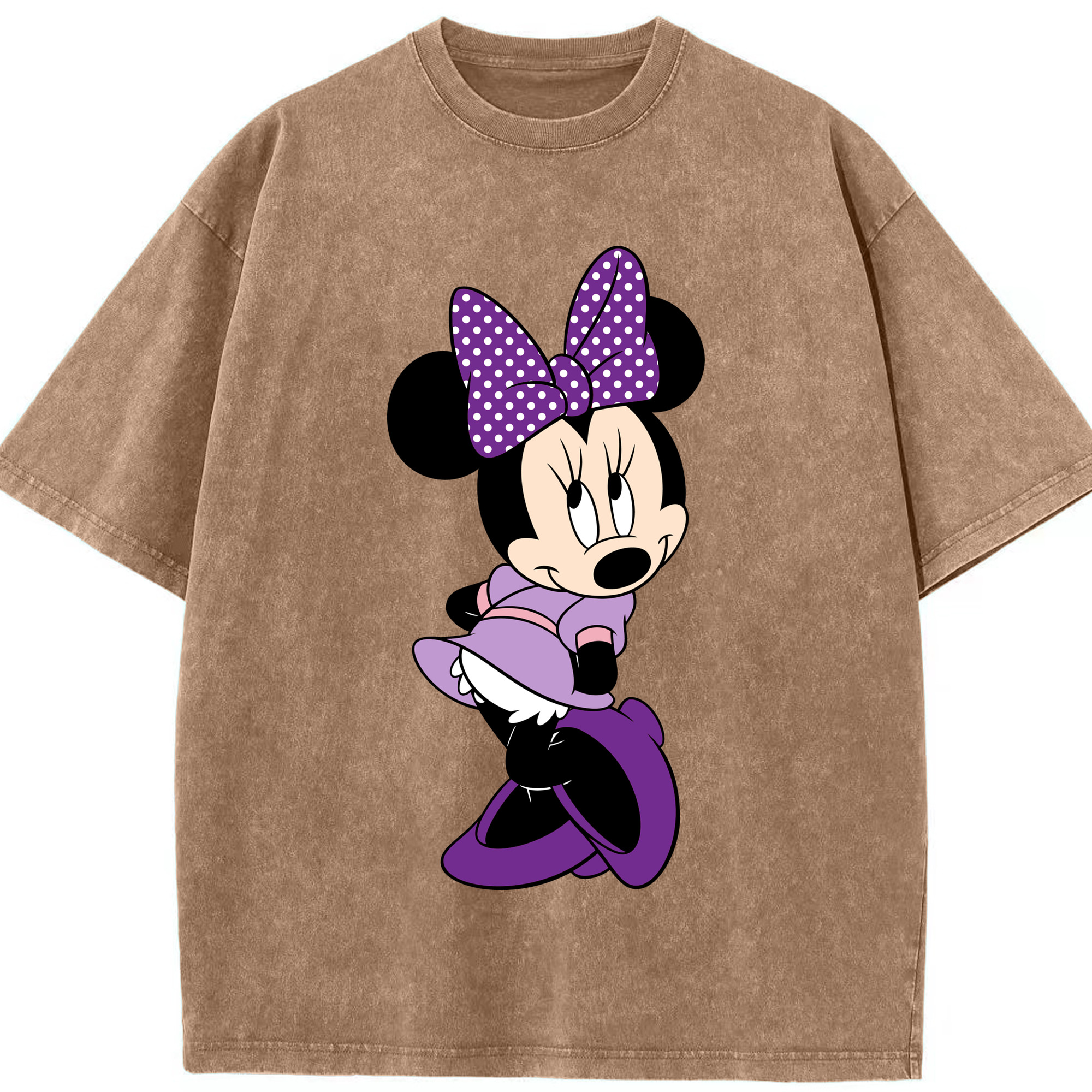 （画像用） ミッキーマウス Mickey Mouse 綿100% ヴィンテージ風 半袖Tシャツ（フロントプリント）