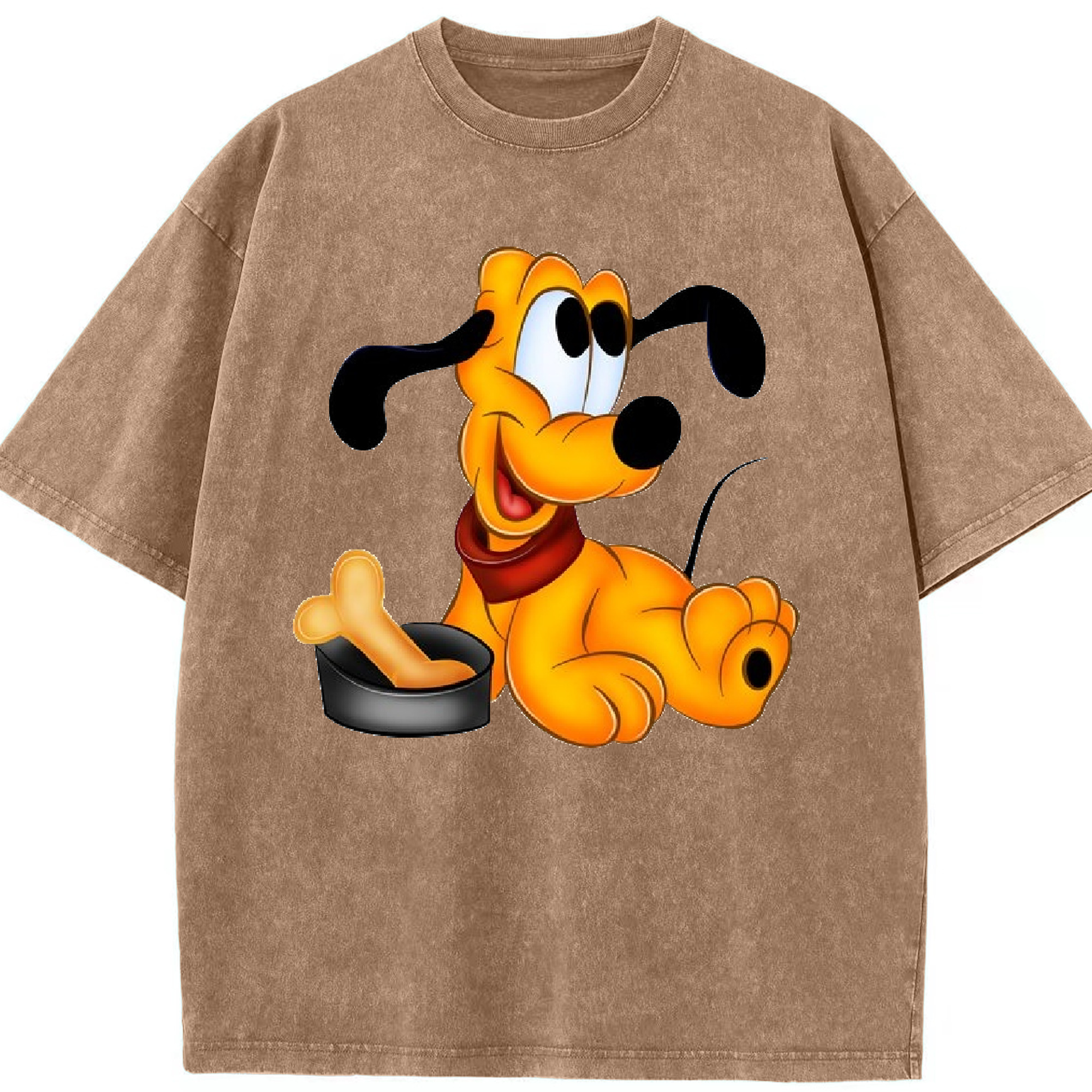 （画像用） ミッキーマウス Mickey Mouse 綿100% ヴィンテージ風 半袖Tシャツ（フロントプリント）