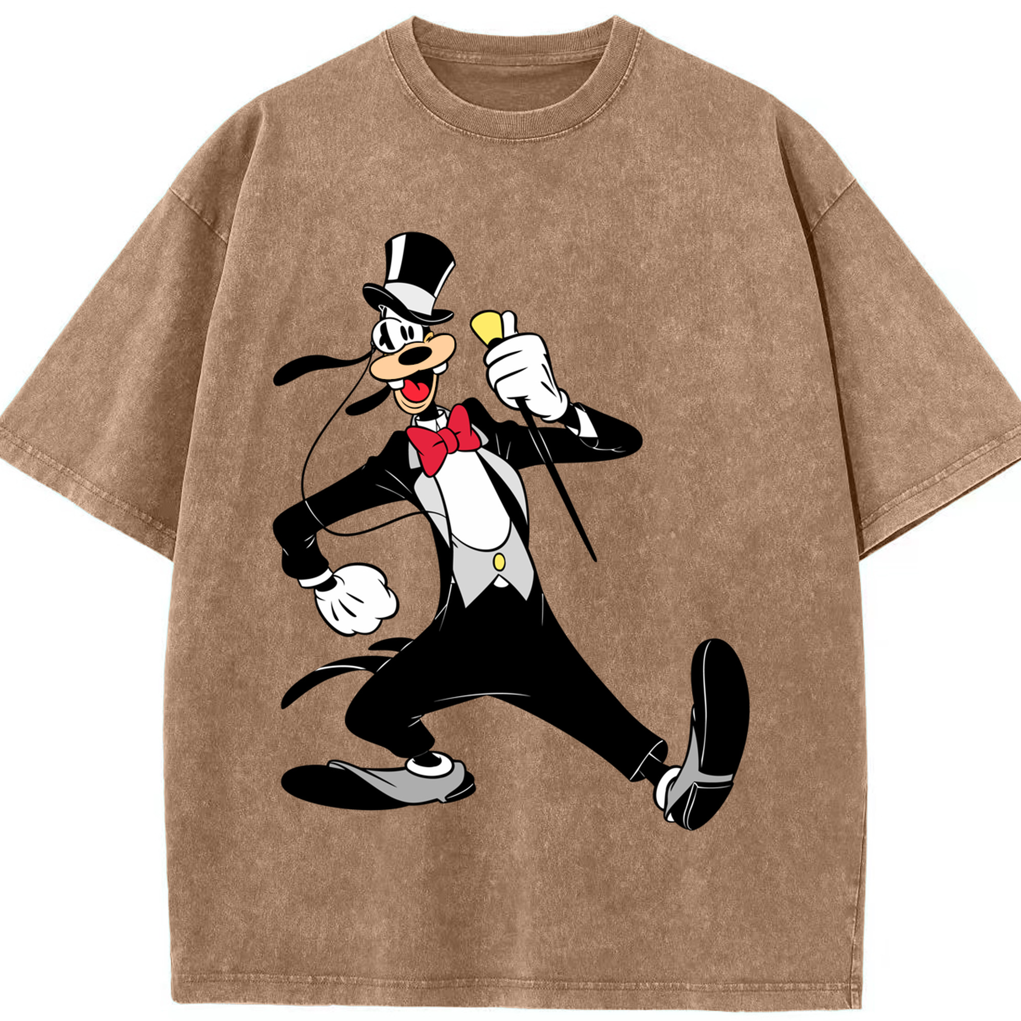 （画像用） ミッキーマウス Mickey Mouse 綿100% ヴィンテージ風 半袖Tシャツ（フロントプリント）