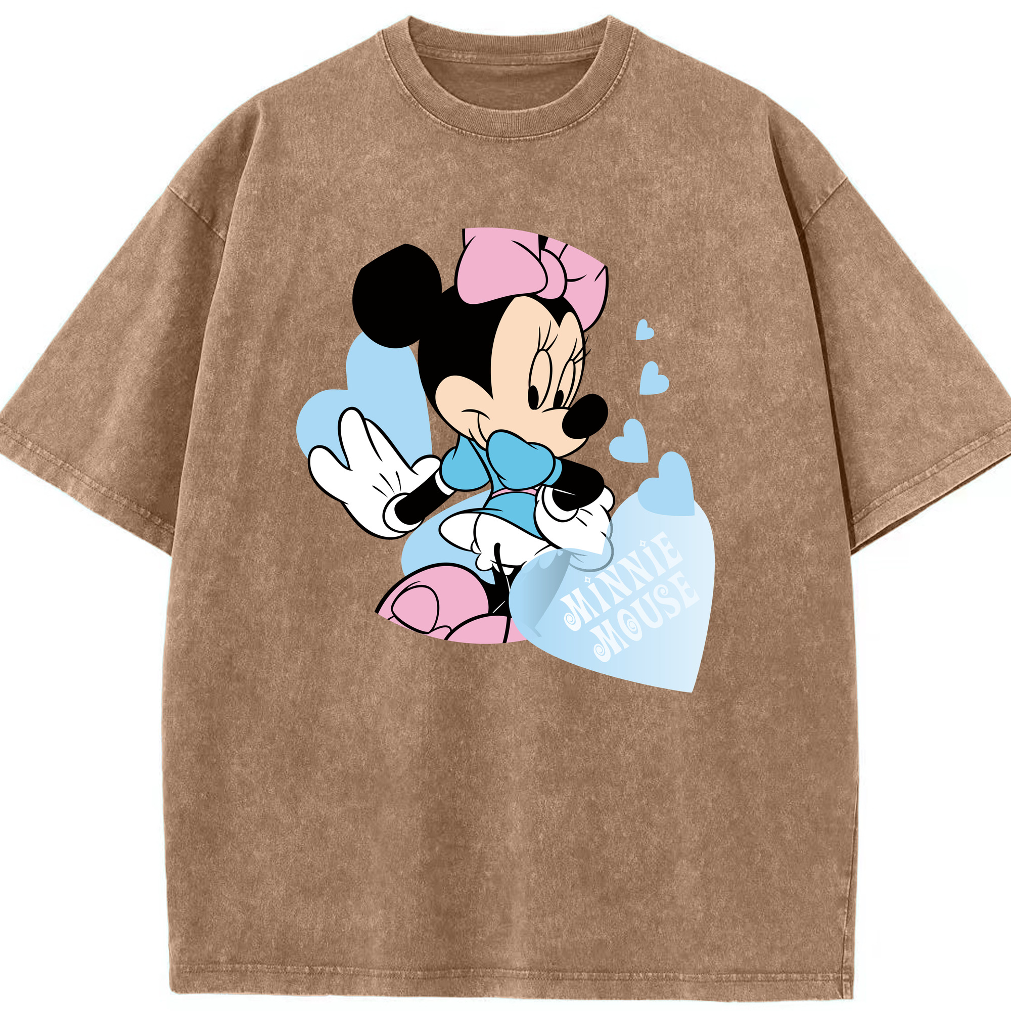 （画像用） ミッキーマウス Mickey Mouse 綿100% ヴィンテージ風 半袖Tシャツ（フロントプリント）