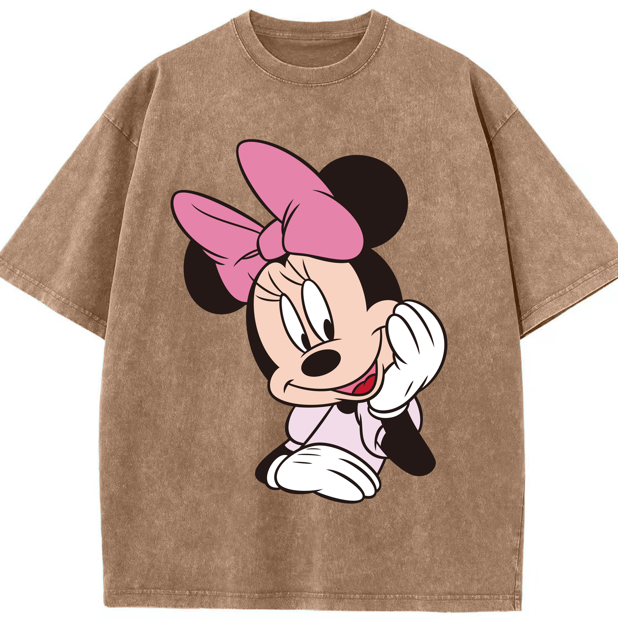（画像用） ミッキーマウス Mickey Mouse 綿100% ヴィンテージ風 半袖Tシャツ（フロントプリント）