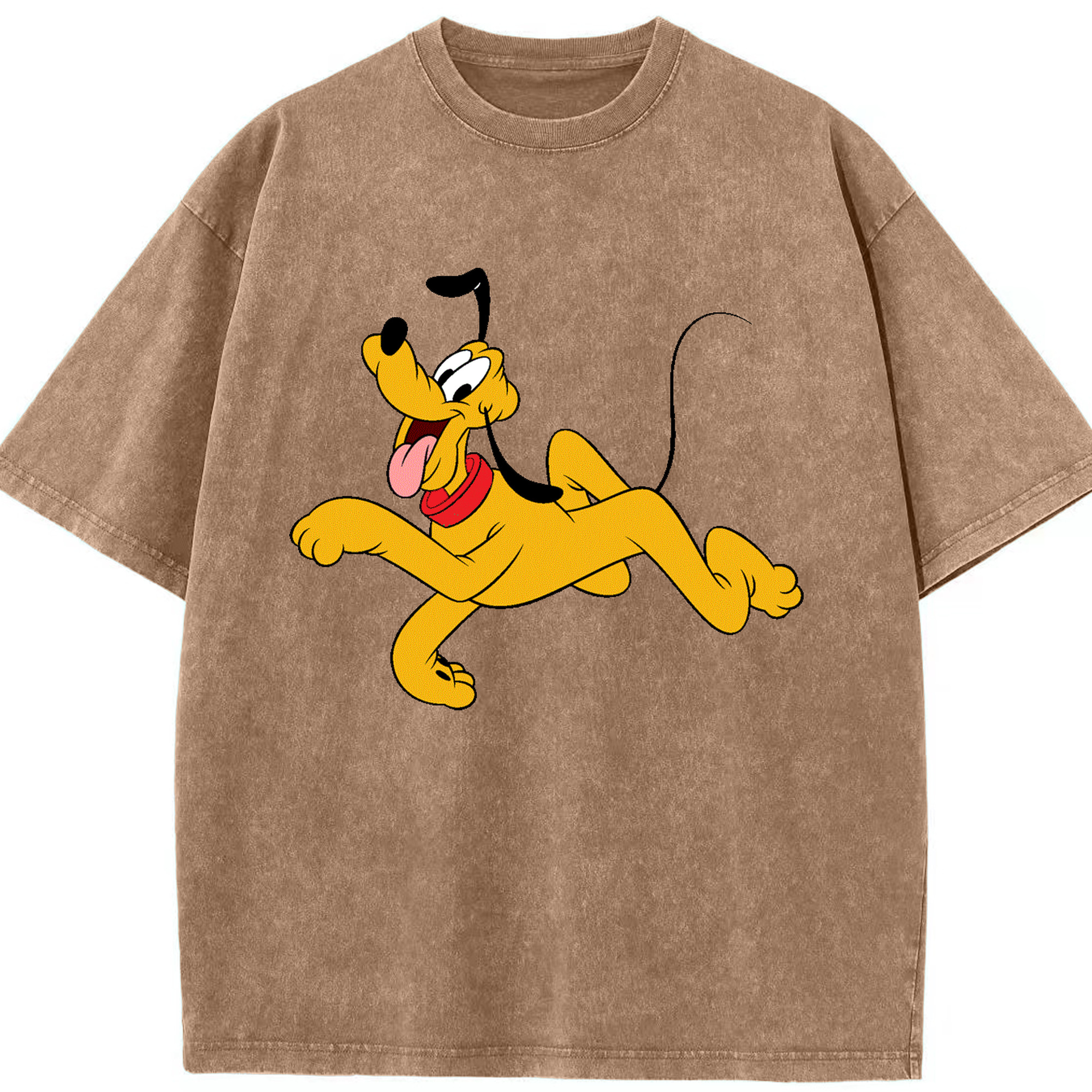 （画像用） ミッキーマウス Mickey Mouse 綿100% ヴィンテージ風 半袖Tシャツ（フロントプリント）