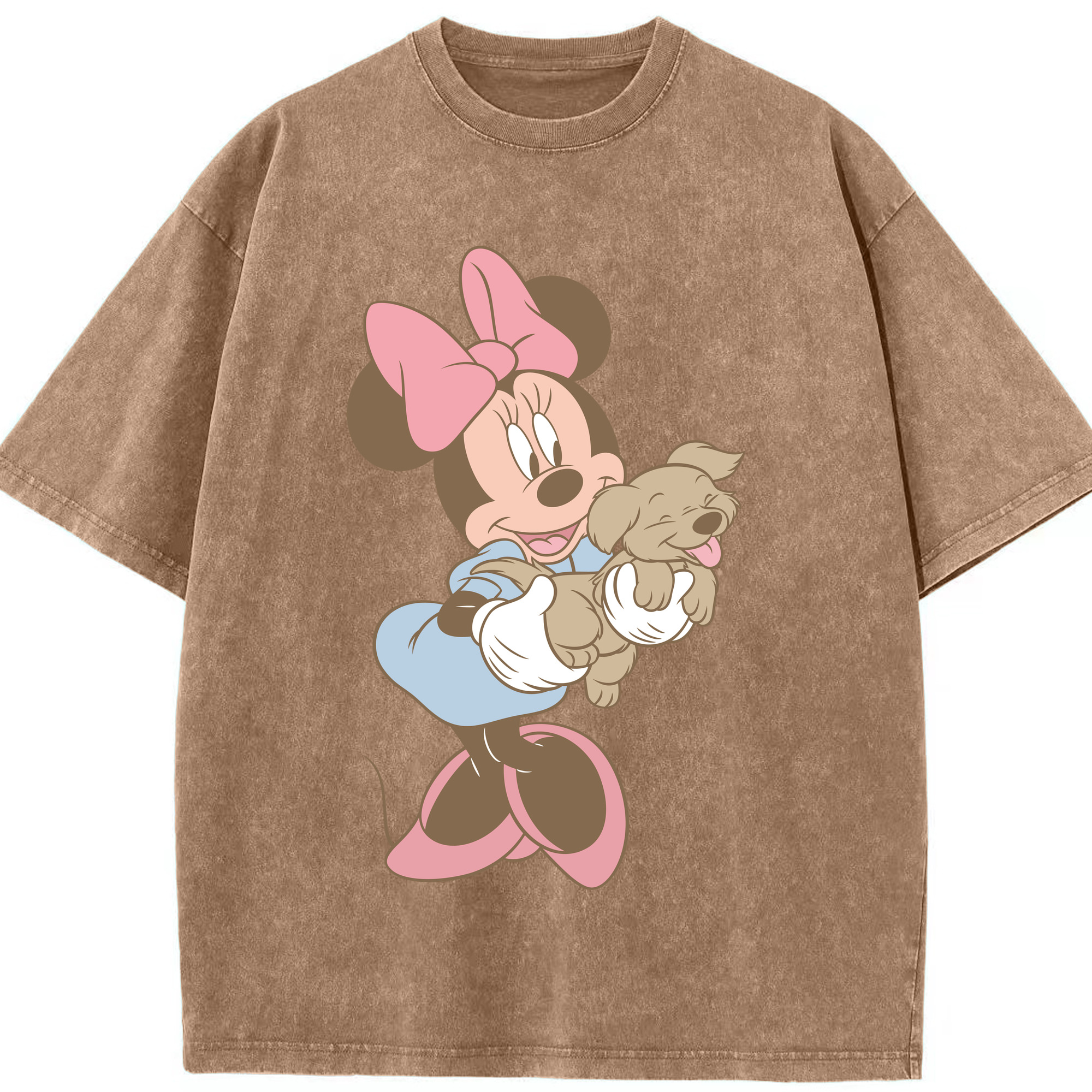 （画像用） ミッキーマウス Mickey Mouse 綿100% ヴィンテージ風 半袖Tシャツ（フロントプリント）