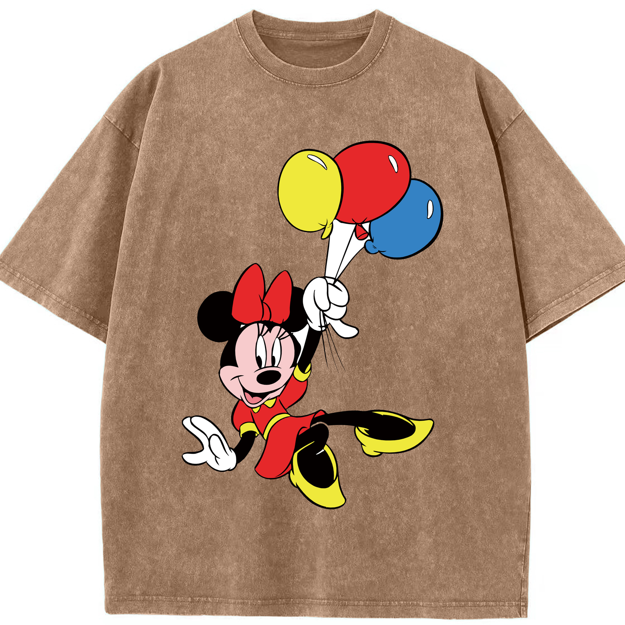 （画像用） ミッキーマウス Mickey Mouse 綿100% ヴィンテージ風 半袖Tシャツ（フロントプリント）