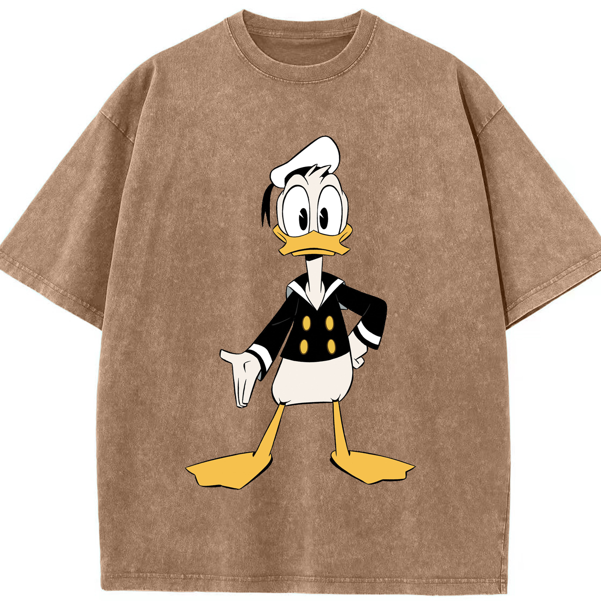 （画像用） ミッキーマウス Mickey Mouse 綿100% ヴィンテージ風 半袖Tシャツ（フロントプリント）