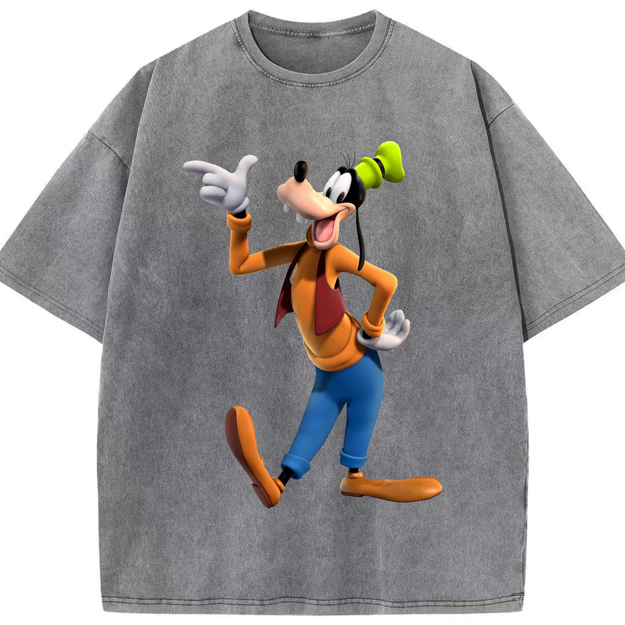 （画像用） ミッキーマウス Mickey Mouse 綿100% ヴィンテージ風 半袖Tシャツ（フロントプリント）