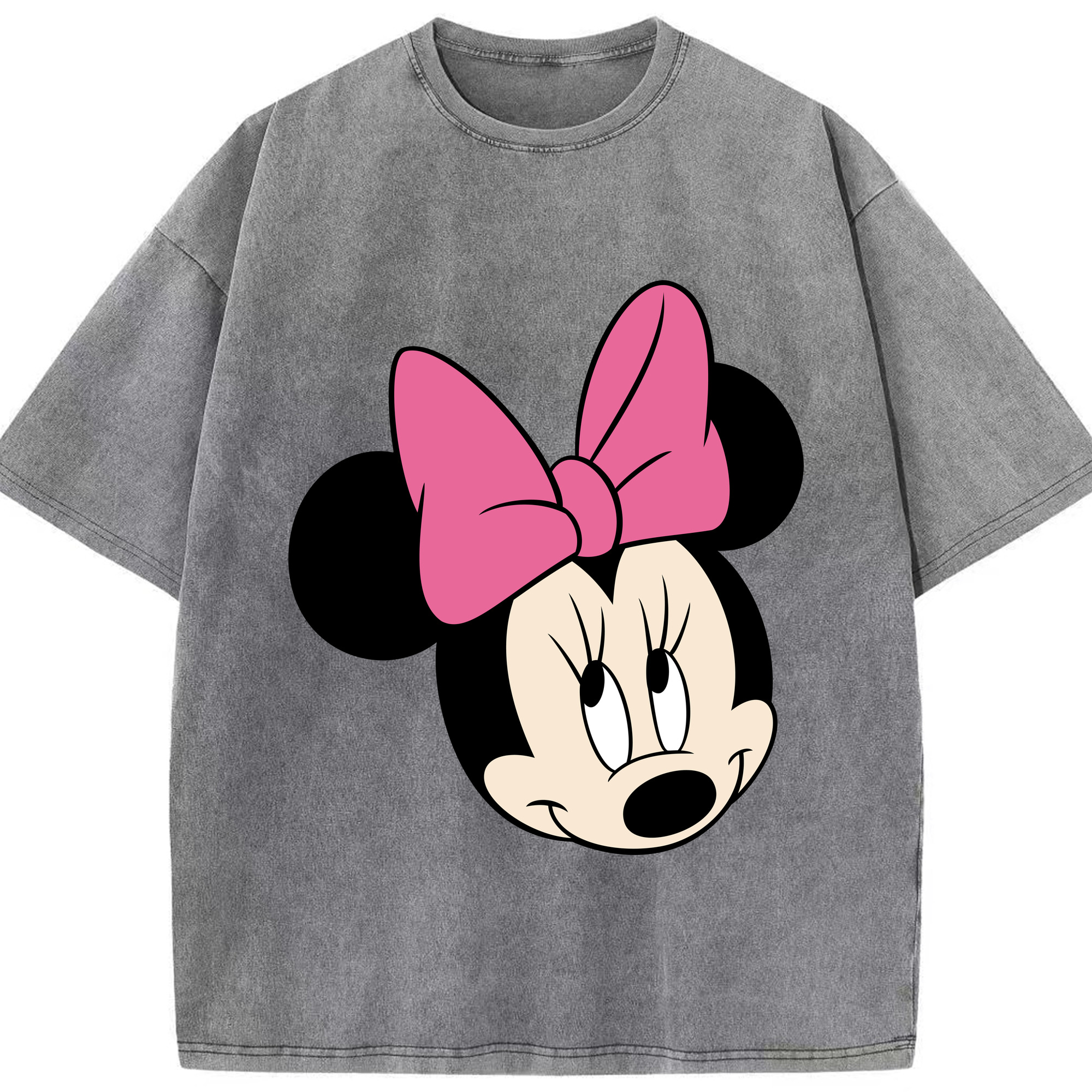 （画像用） ミッキーマウス Mickey Mouse 綿100% ヴィンテージ風 半袖Tシャツ（フロントプリント）