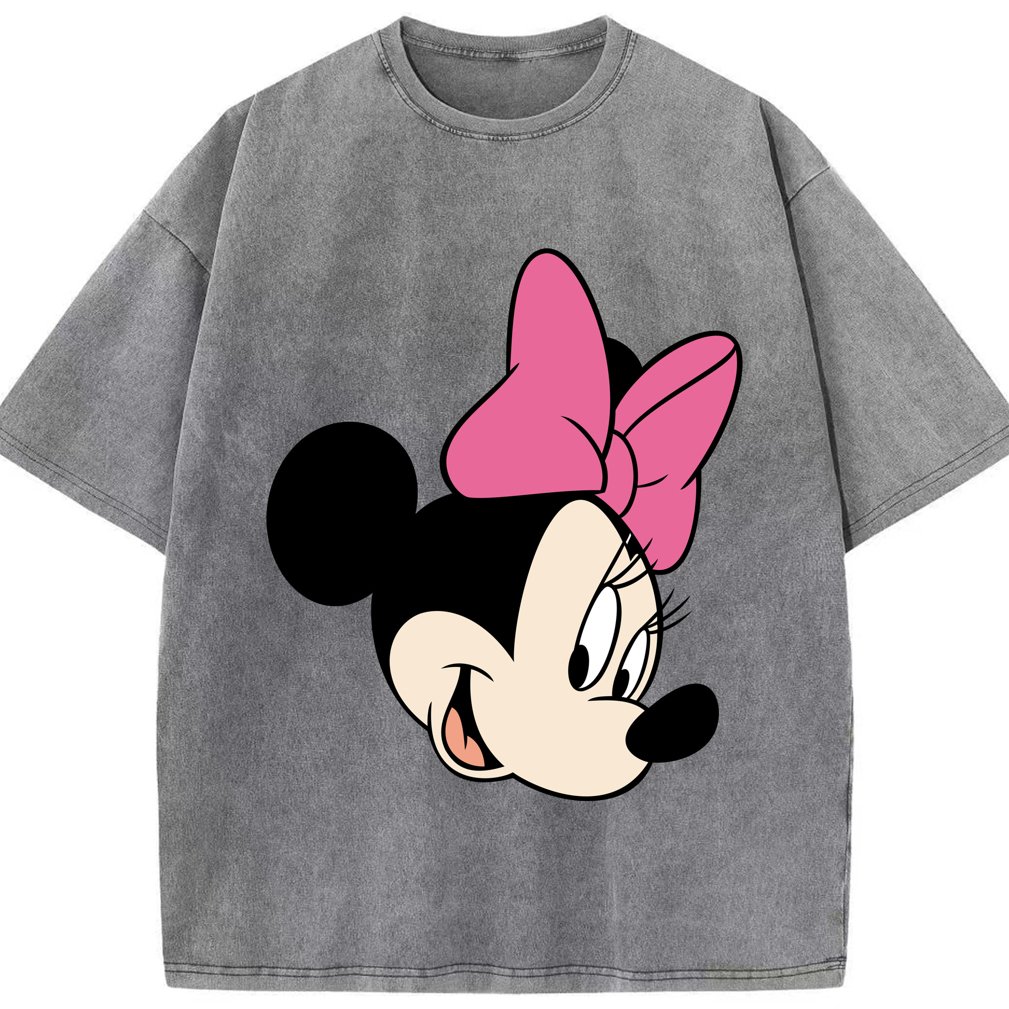 （画像用） ミッキーマウス Mickey Mouse 綿100% ヴィンテージ風 半袖Tシャツ（フロントプリント）