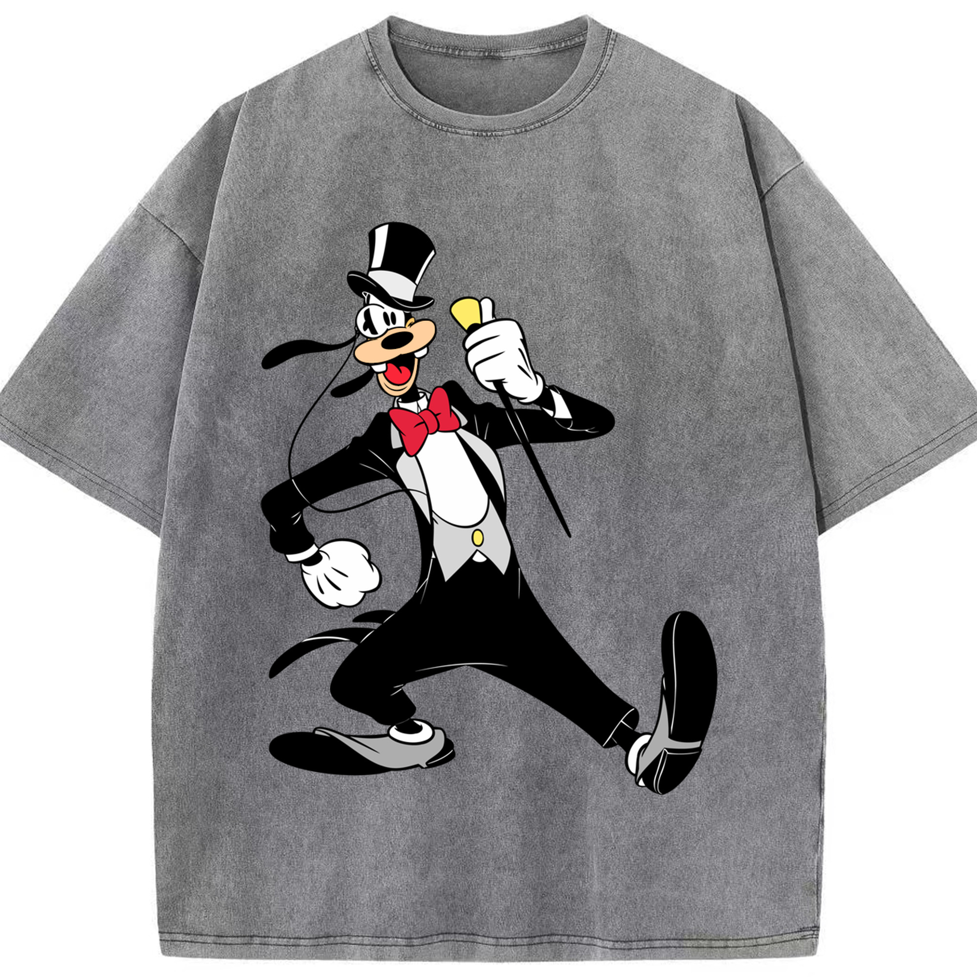 （画像用） ミッキーマウス Mickey Mouse 綿100% ヴィンテージ風 半袖Tシャツ（フロントプリント）