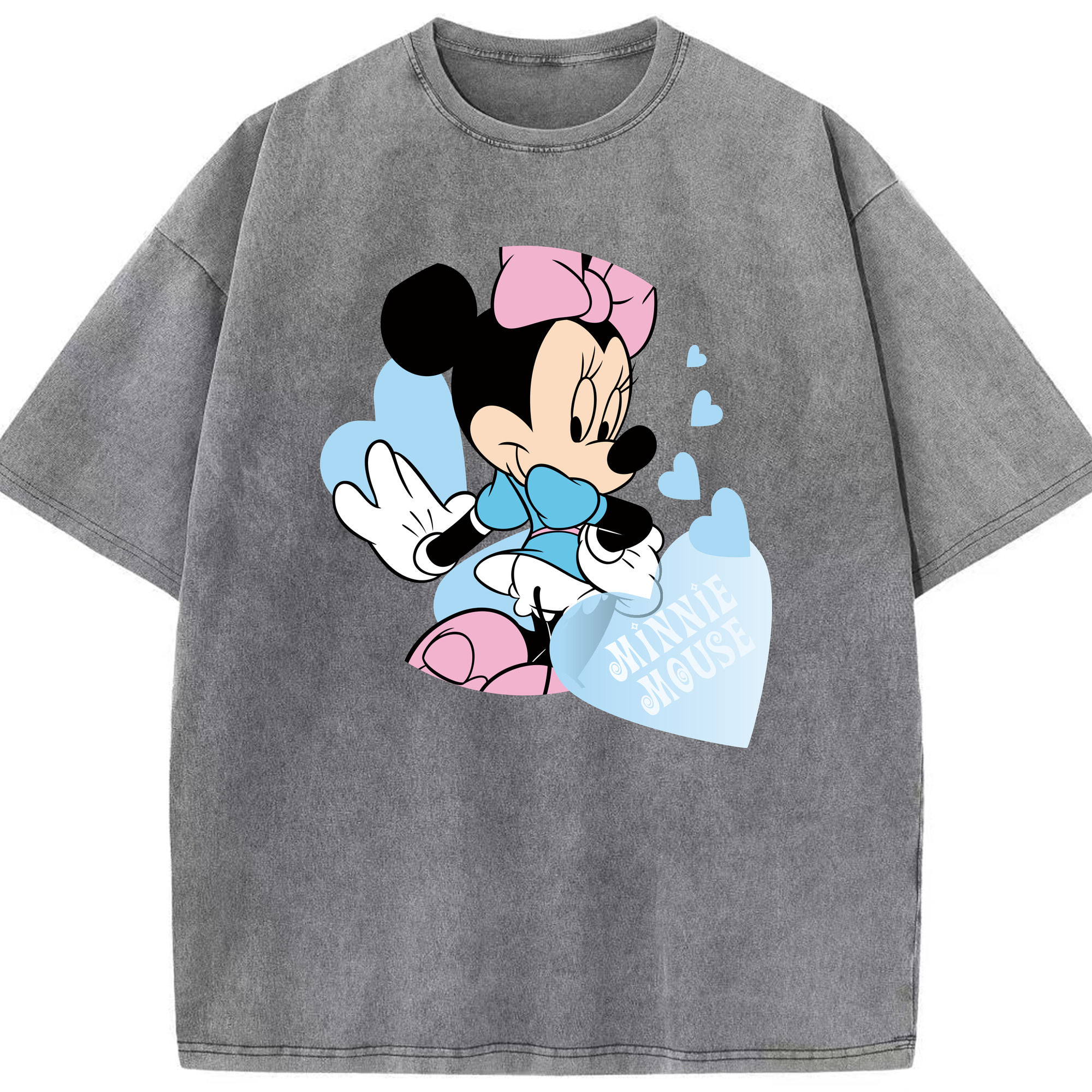 （画像用） ミッキーマウス Mickey Mouse 綿100% ヴィンテージ風 半袖Tシャツ（フロントプリント）