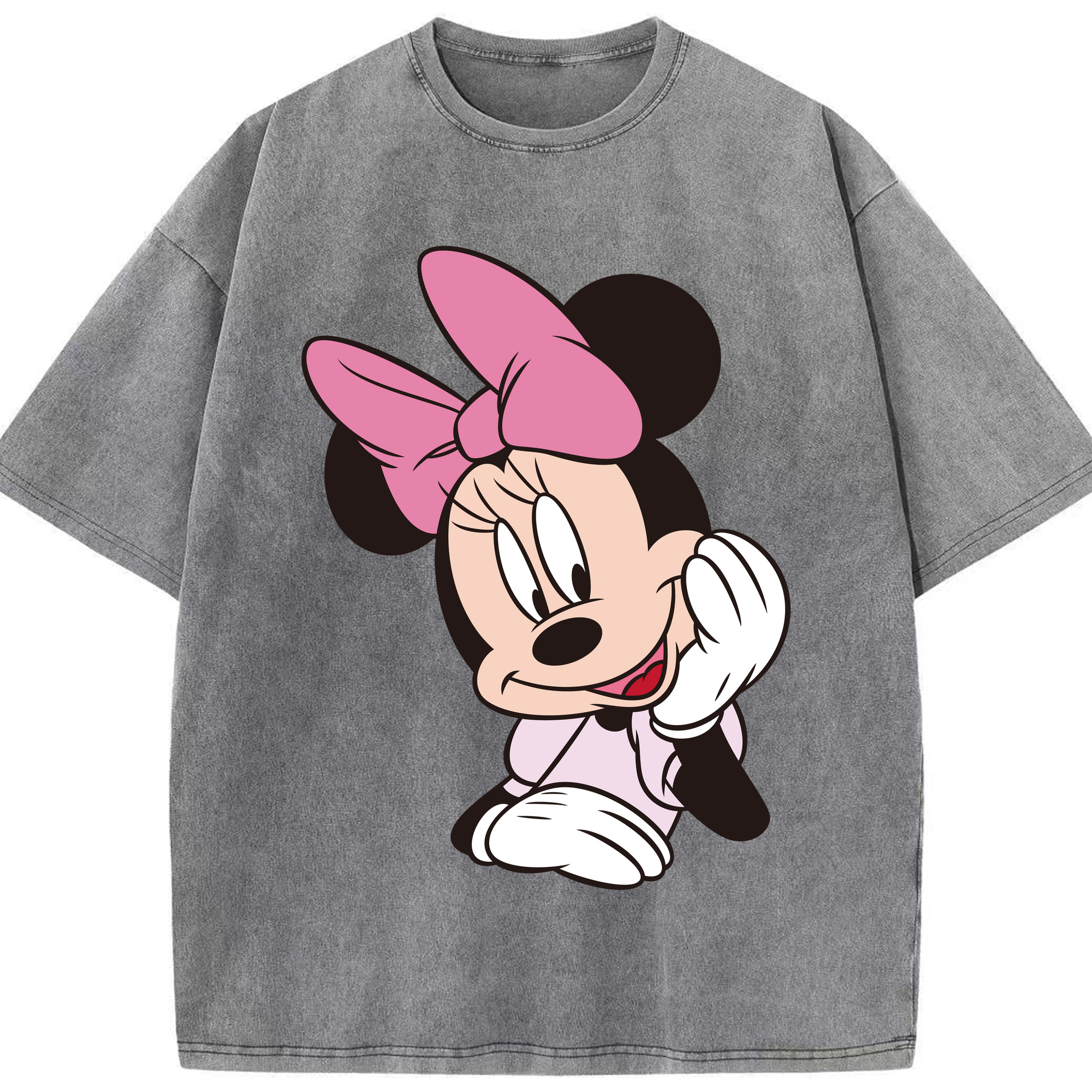 （画像用） ミッキーマウス Mickey Mouse 綿100% ヴィンテージ風 半袖Tシャツ（フロントプリント）