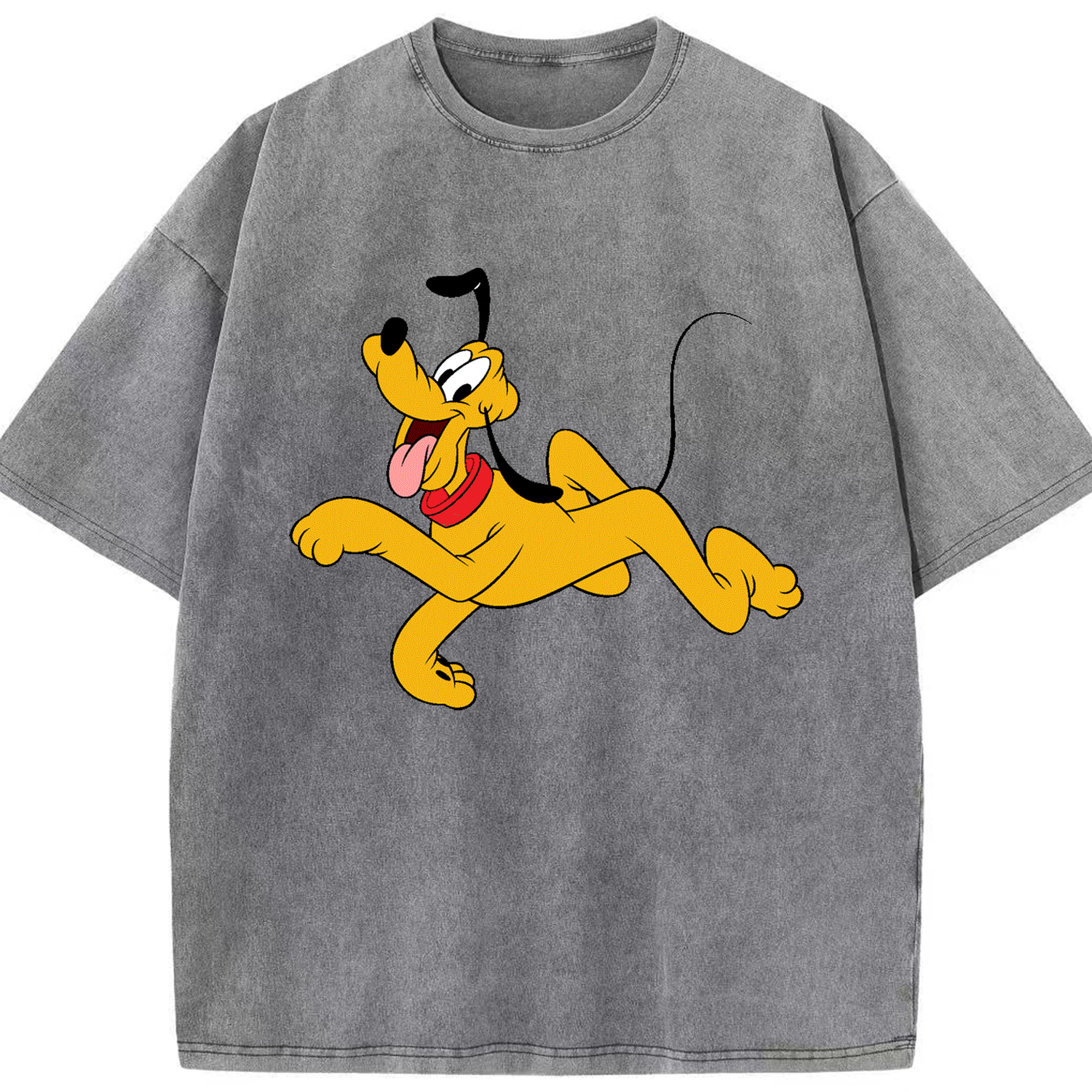 （画像用） ミッキーマウス Mickey Mouse 綿100% ヴィンテージ風 半袖Tシャツ（フロントプリント）