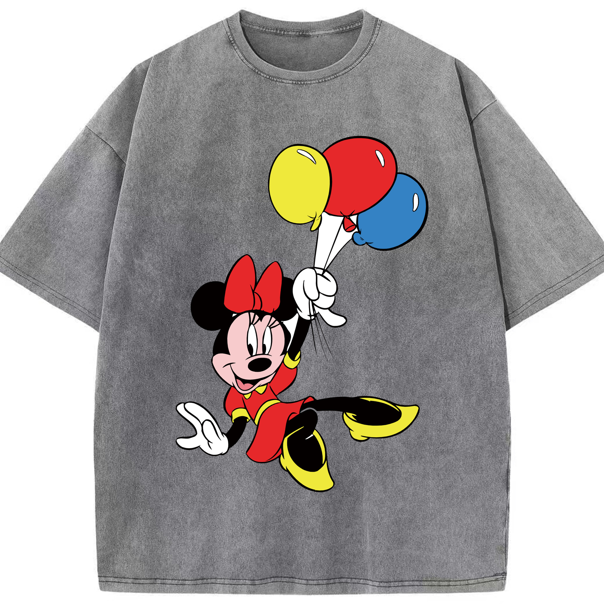 （画像用） ミッキーマウス Mickey Mouse 綿100% ヴィンテージ風 半袖Tシャツ（フロントプリント）