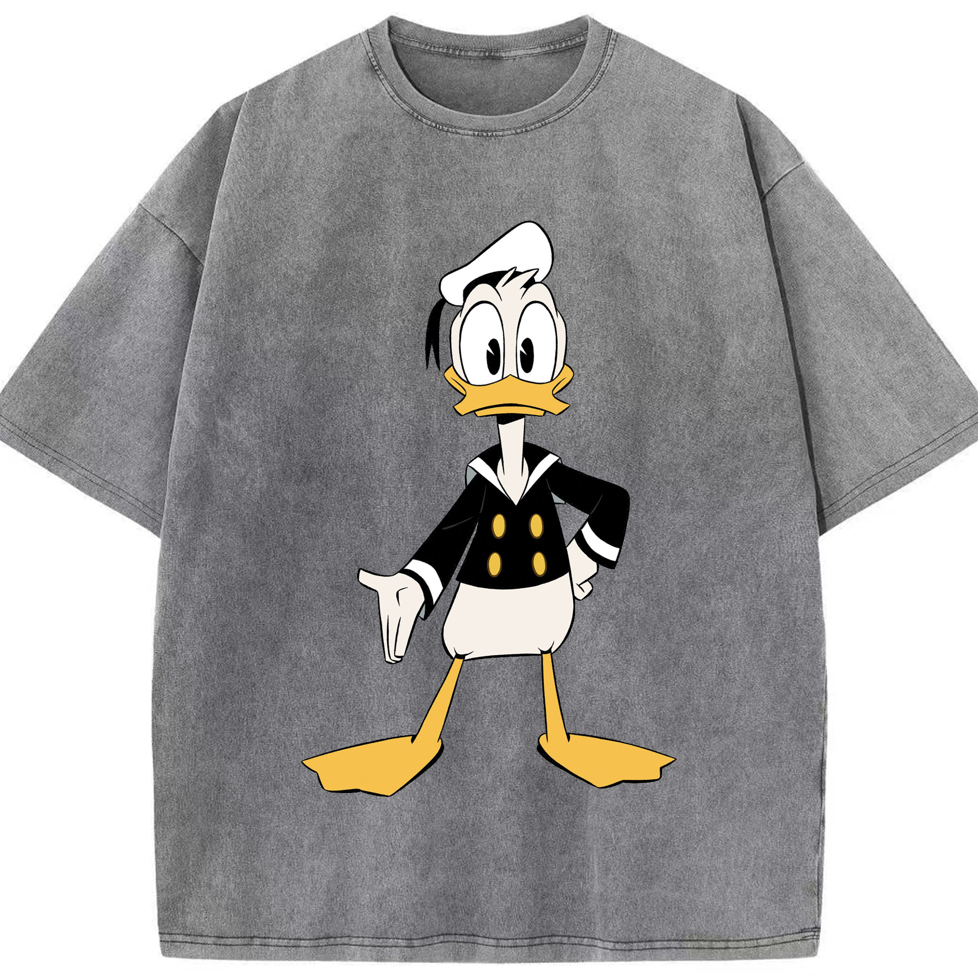 （画像用） ミッキーマウス Mickey Mouse 綿100% ヴィンテージ風 半袖Tシャツ（フロントプリント）